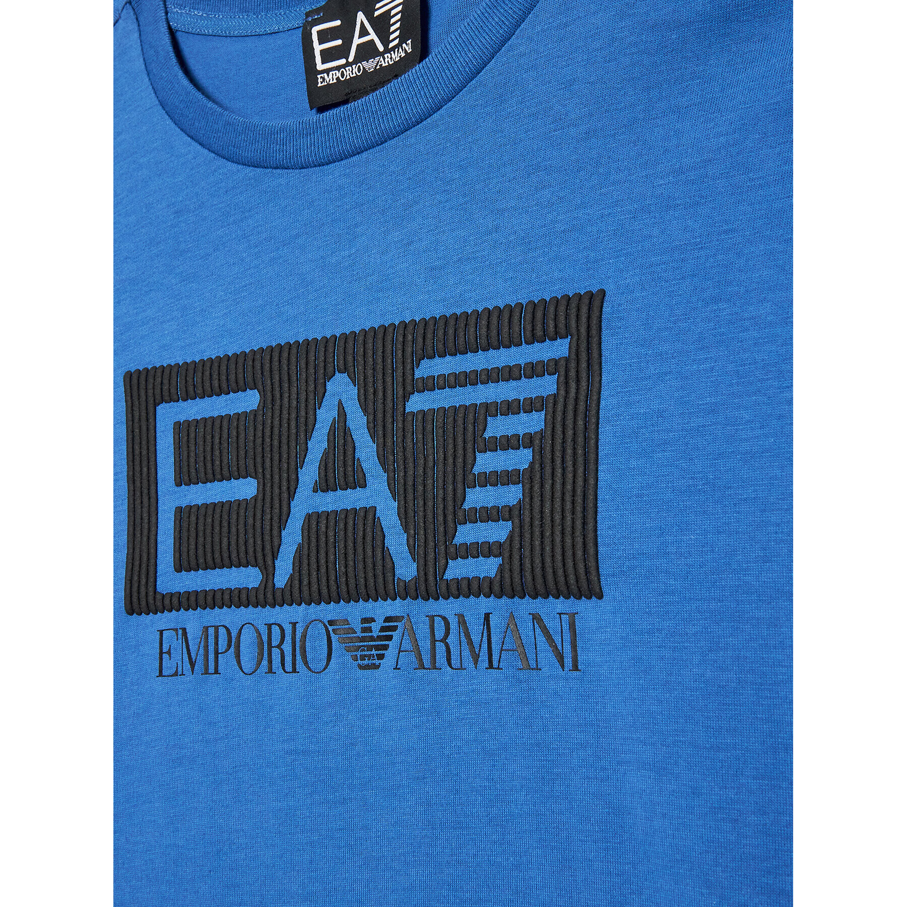 EA7 Emporio Armani Tricou 3RBT53 BJ02Z 1538 Albastru Regular Fit - Pled.ro