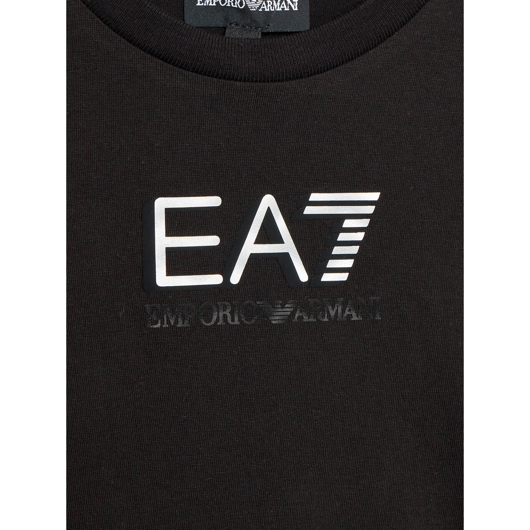 EA7 Emporio Armani Tricou 3RBT55 BJ02Z 0210 Negru Regular Fit - Pled.ro