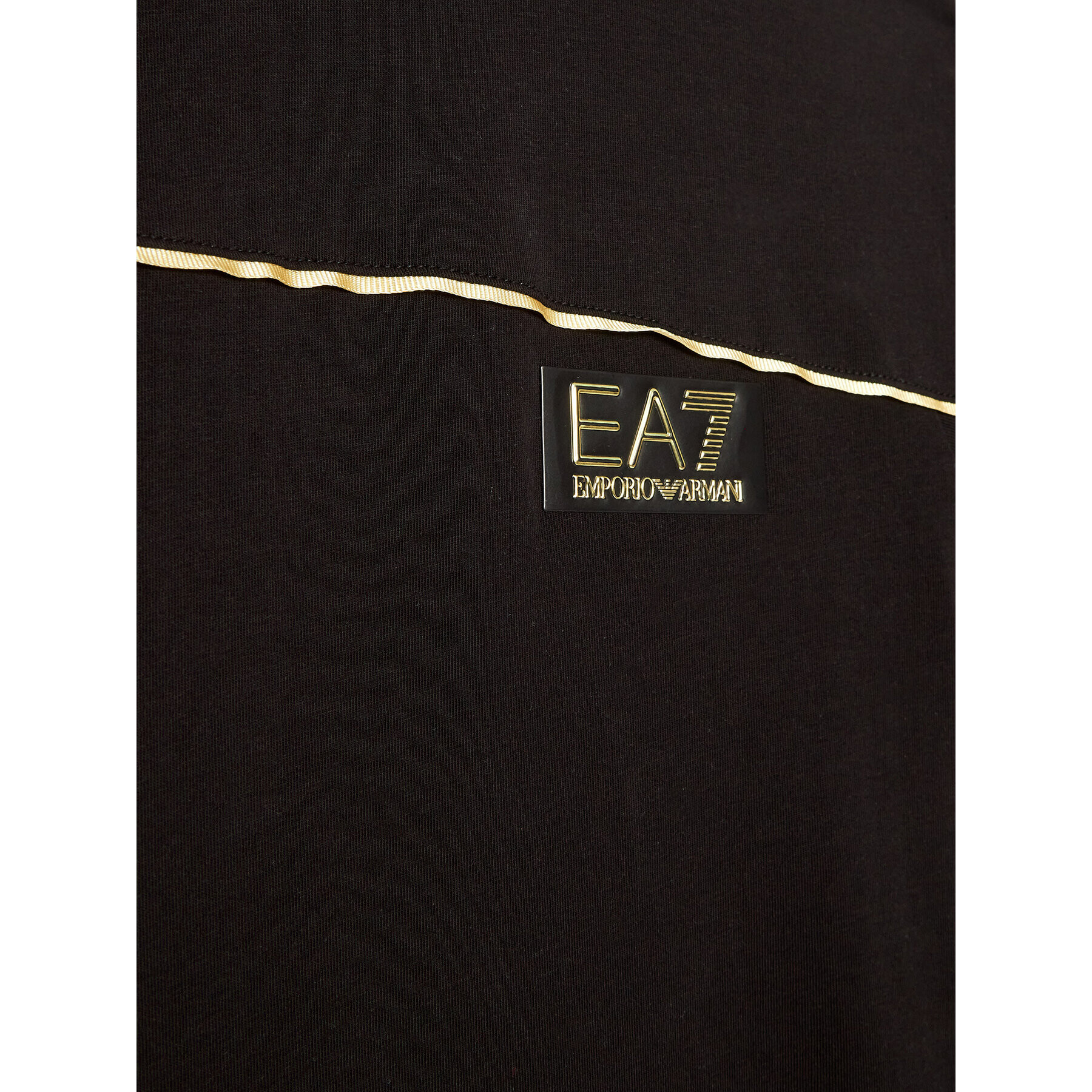 EA7 Emporio Armani Tricou 3RBT68 BJ03Z 1200 Negru Regular Fit - Pled.ro