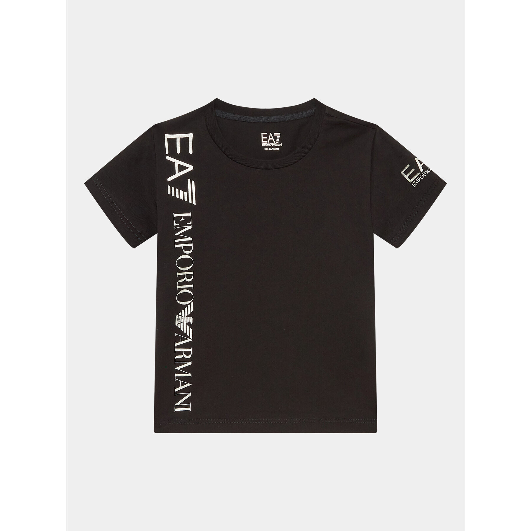 EA7 Emporio Armani Tricou 3RFT02 FJHHZ 0200 Negru Regular Fit - Pled.ro