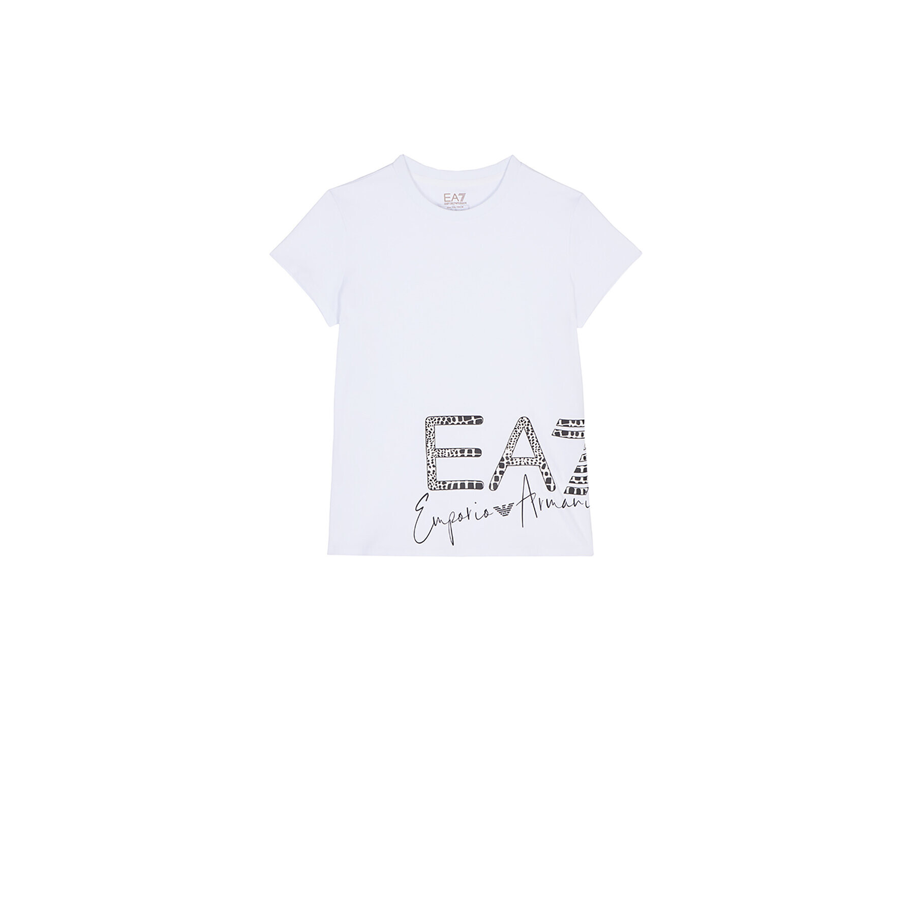 EA7 Emporio Armani Tricou 3RFT15 FJ2HZ 1100 Alb Regular Fit - Pled.ro