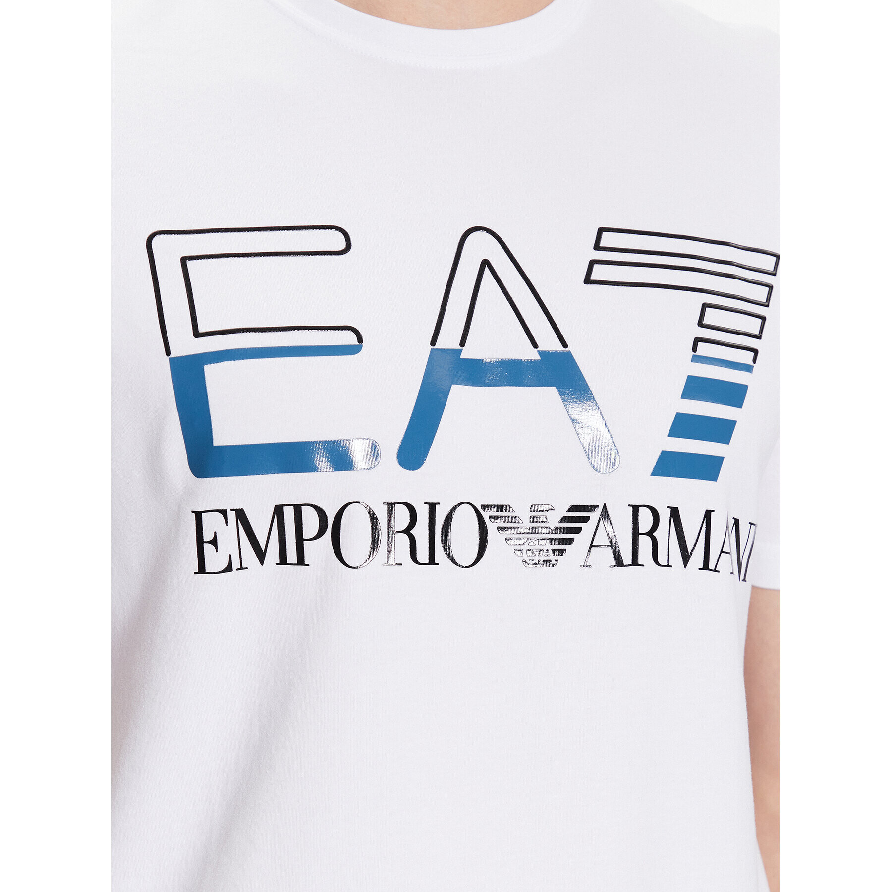 EA7 Emporio Armani Tricou 3RPT07 PJLBZ 1100 Alb Regular Fit - Pled.ro