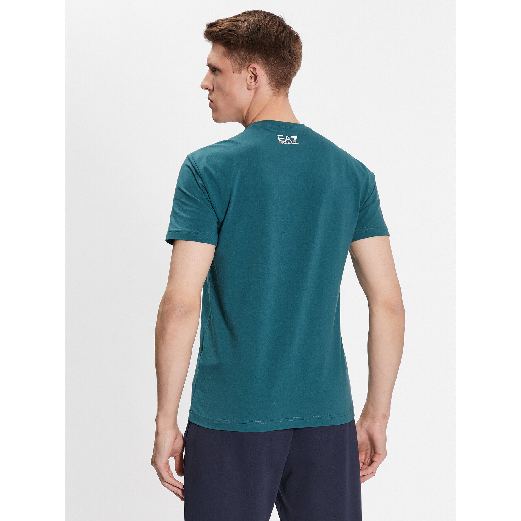 EA7 Emporio Armani Tricou 3RPT07 PJLBZ 1844 Verde Regular Fit - Pled.ro