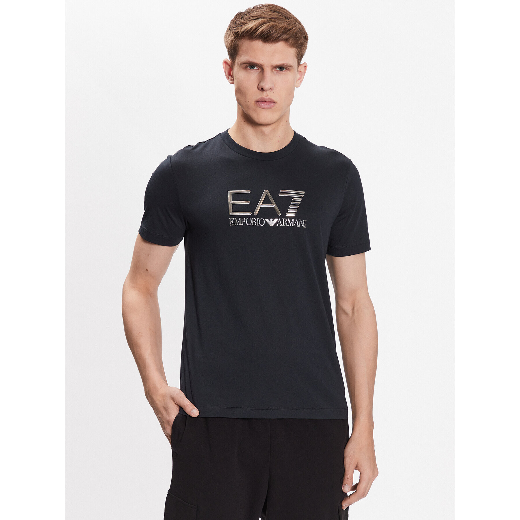 EA7 Emporio Armani Tricou 3RPT71 PJM9Z 1578 Bleumarin Regular Fit - Pled.ro