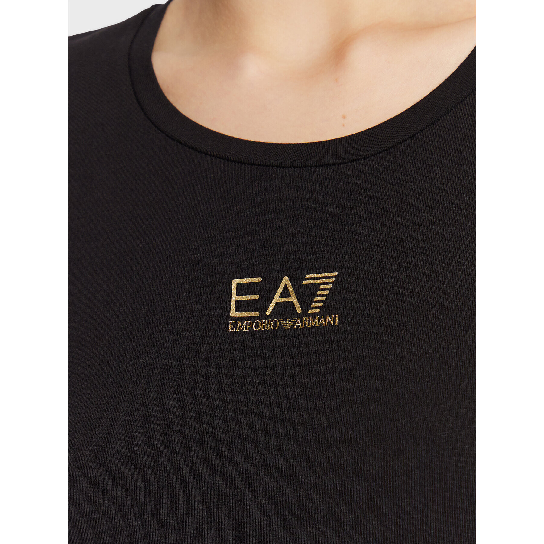 EA7 Emporio Armani Tricou 3RTT05 TJDZZ 0201 Negru Regular Fit - Pled.ro