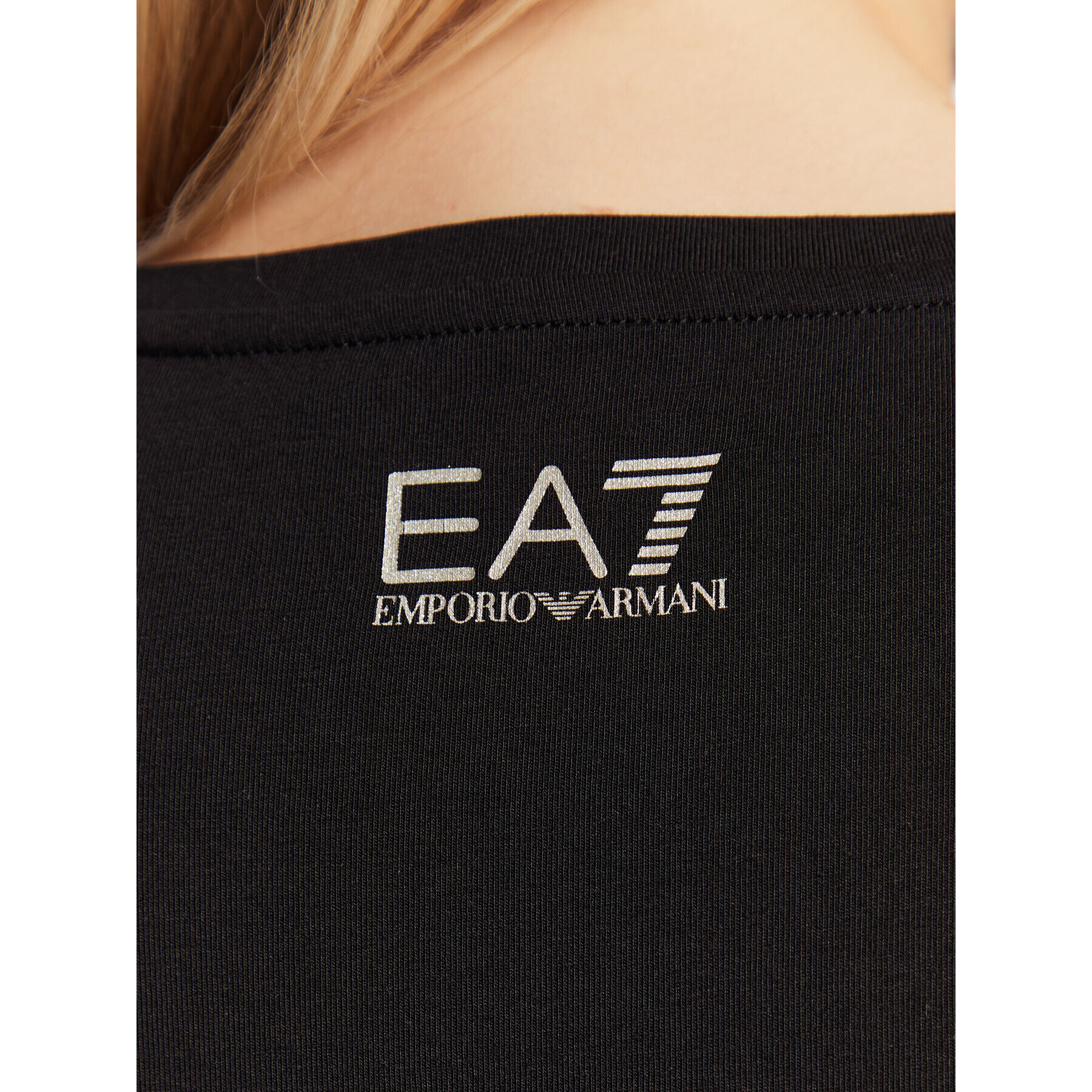 EA7 Emporio Armani Tricou 3RTT08 TJDZZ 0200 Negru Regular Fit - Pled.ro