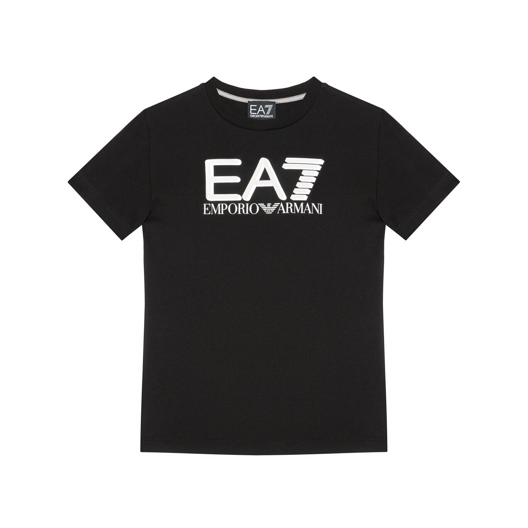 EA7 Emporio Armani Tricou 6KBT53 BJ02Z 1200 Negru Regular Fit - Pled.ro