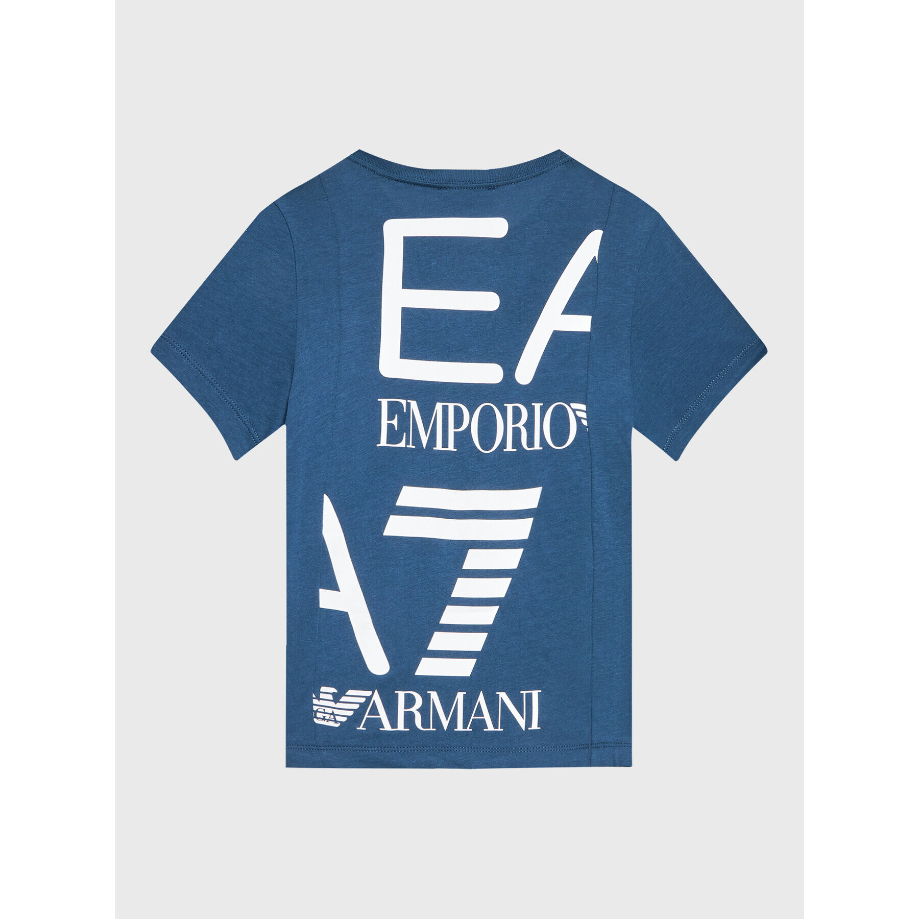 EA7 Emporio Armani Tricou 6LBT62 BJ02Z 1568 Albastru Regular Fit - Pled.ro