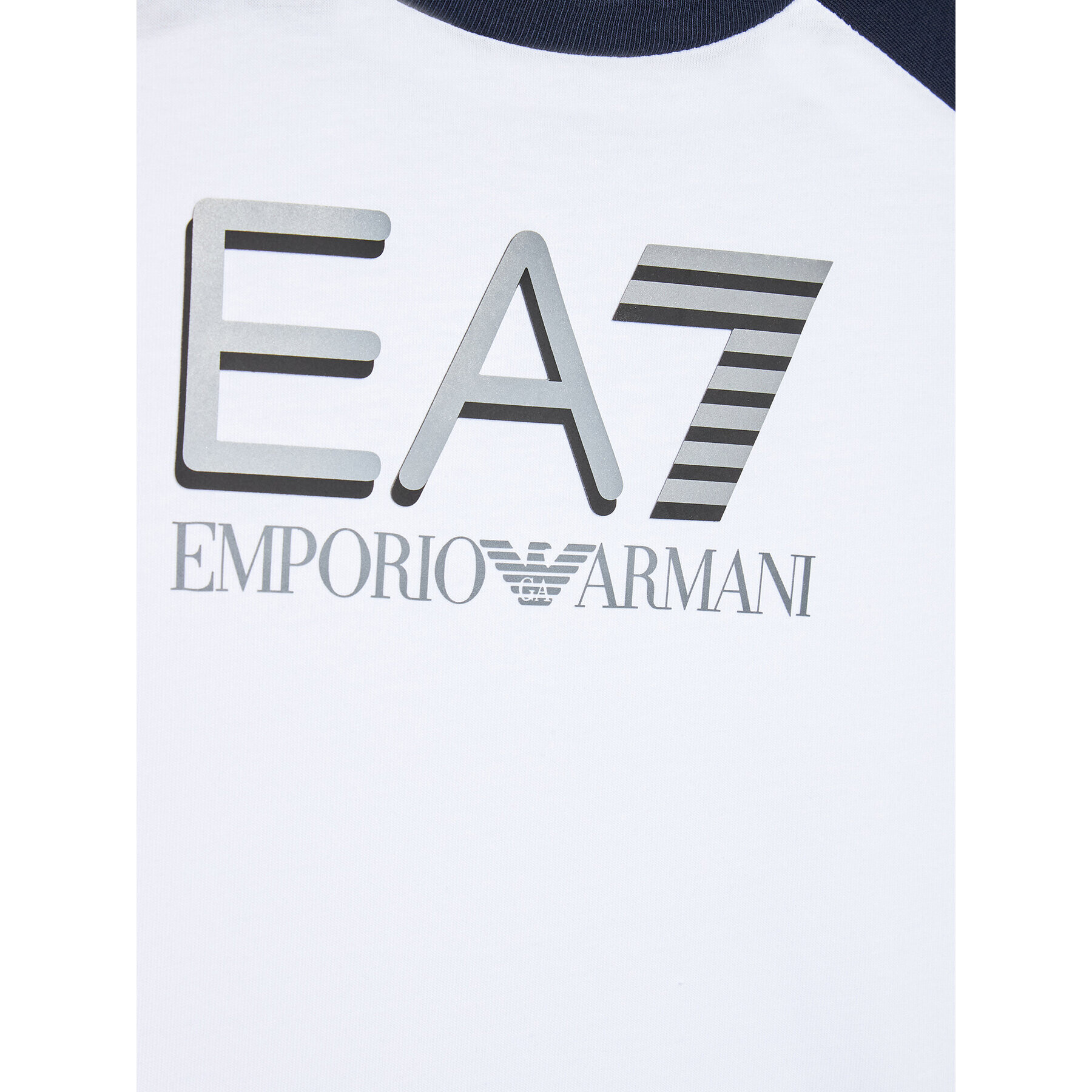 EA7 Emporio Armani Tricou 6LBT64 BJ02Z 1100 Alb Regular Fit - Pled.ro