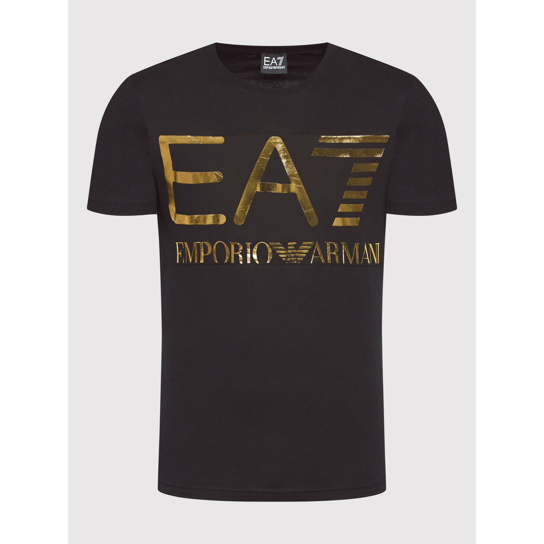 EA7 Emporio Armani Tricou 6LPT24 PJ7CZ 0208 Negru Regular Fit - Pled.ro