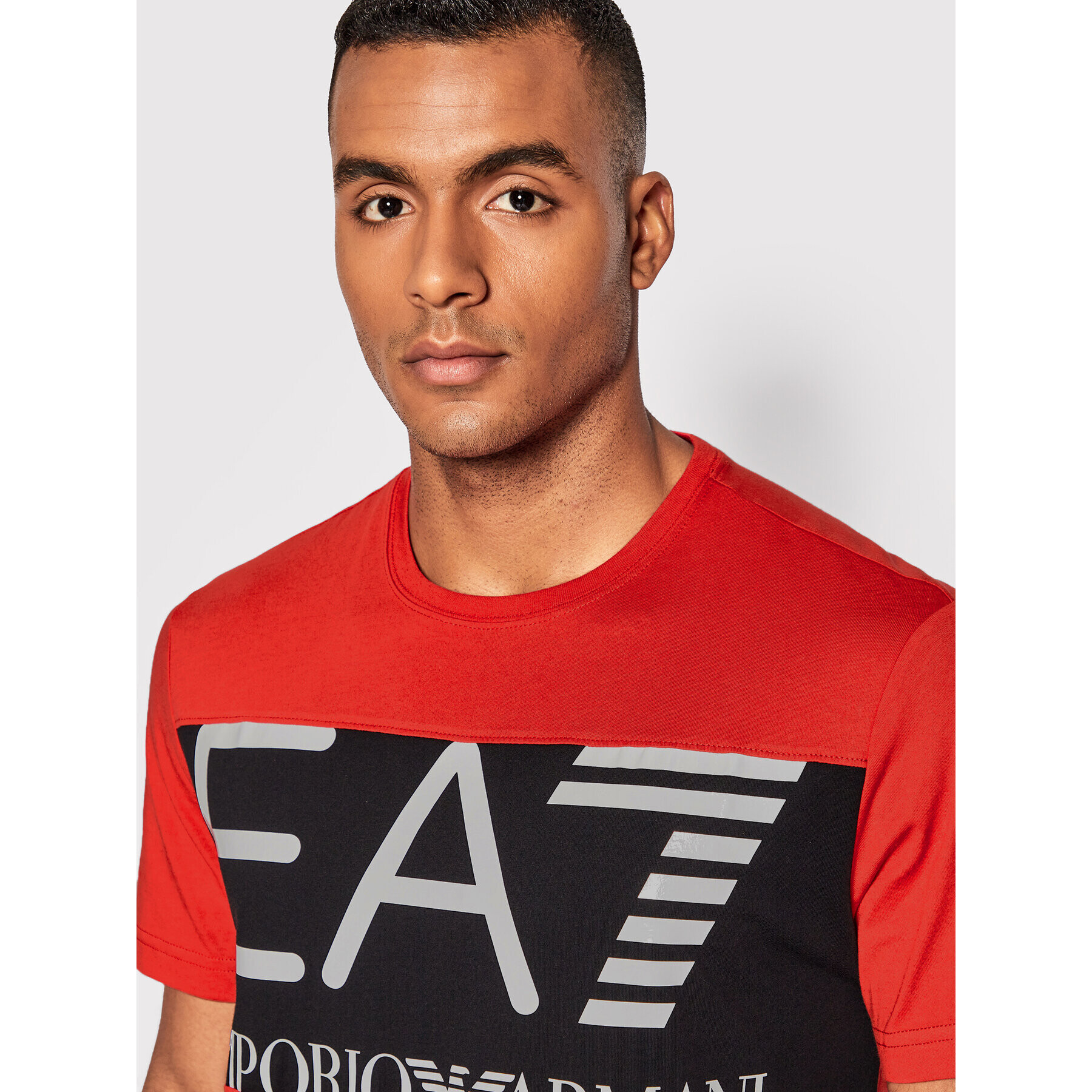 EA7 Emporio Armani Tricou 6LPT24 PJ7CZ 1451 Roșu Regular Fit - Pled.ro