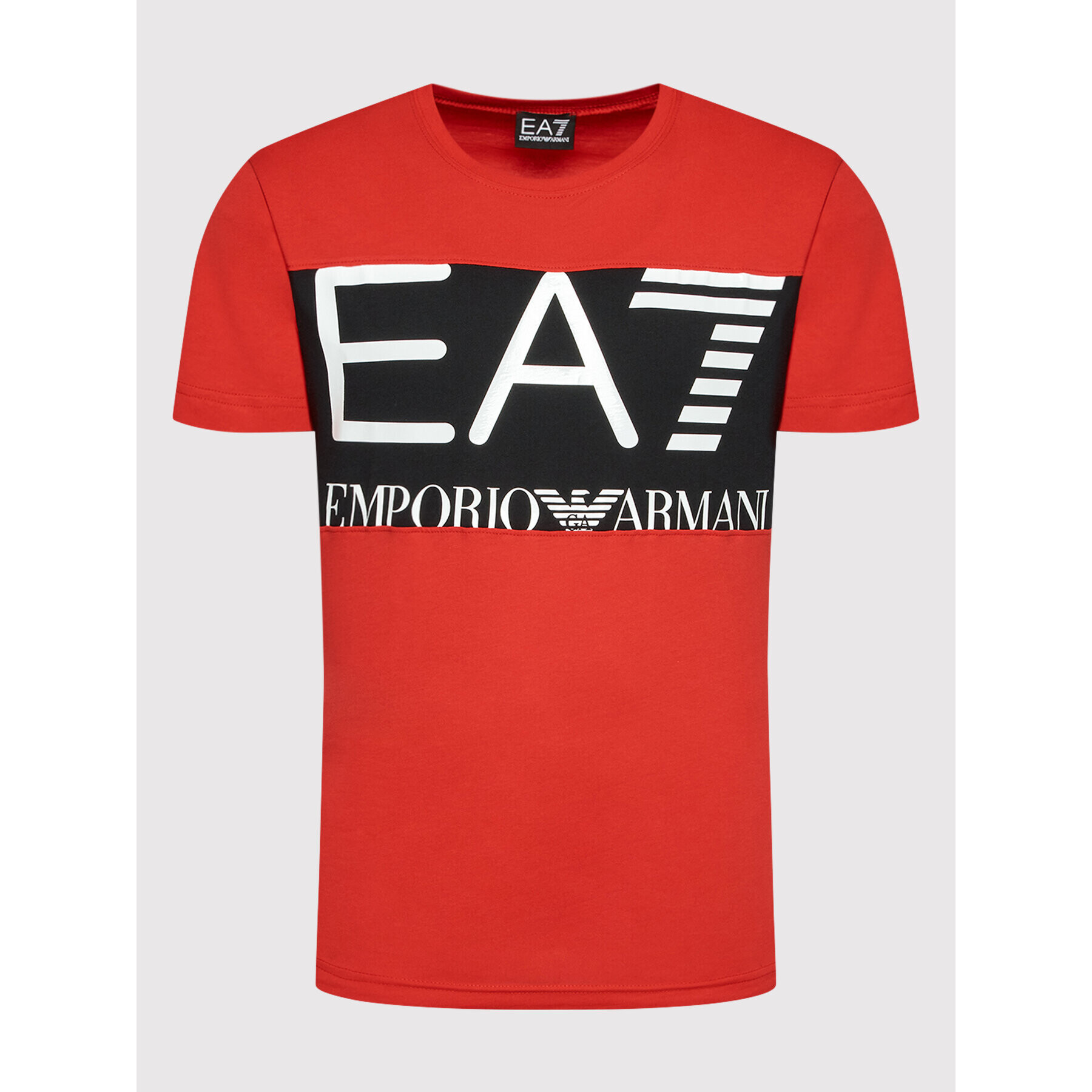 EA7 Emporio Armani Tricou 6LPT24 PJ7CZ 1451 Roșu Regular Fit - Pled.ro