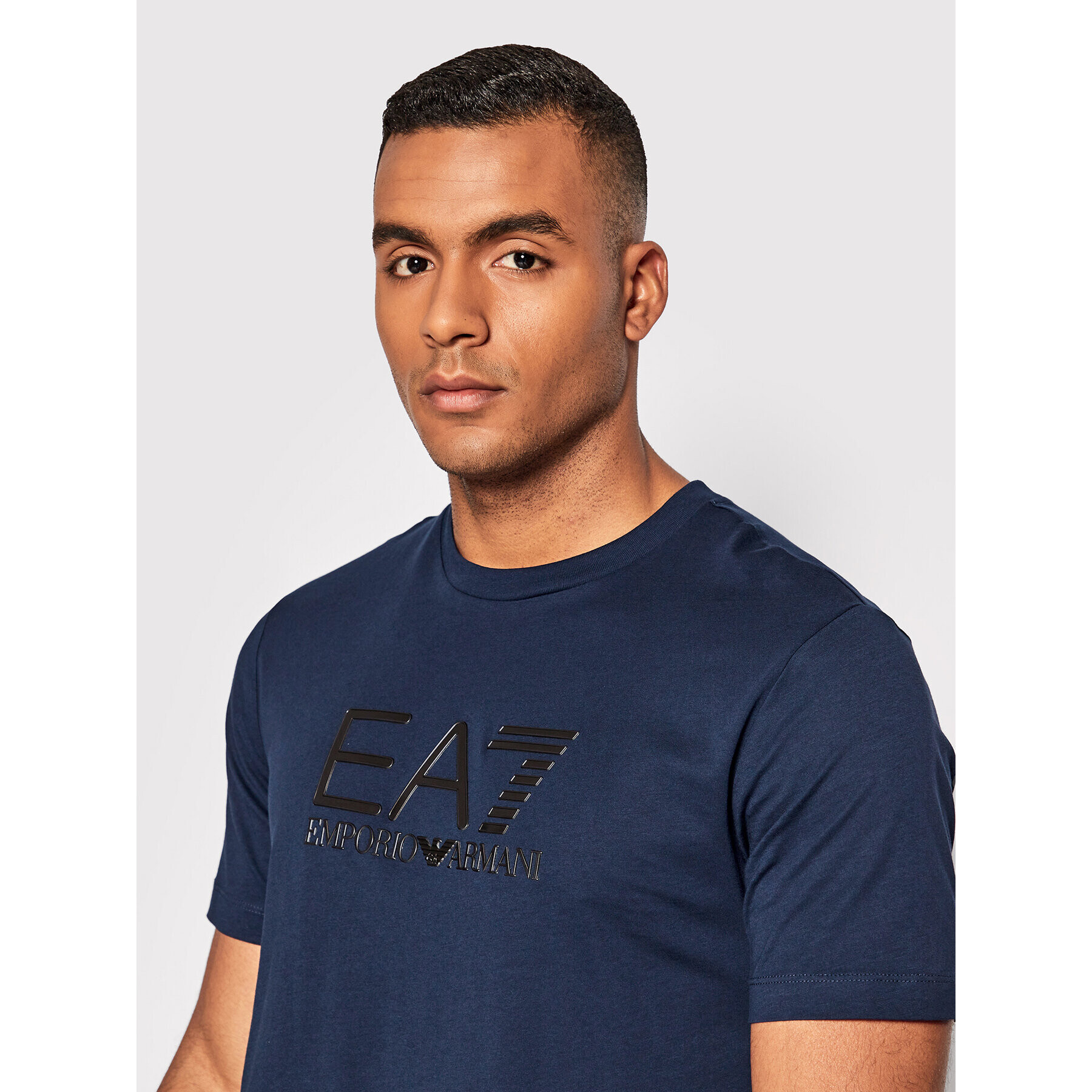 EA7 Emporio Armani Tricou 6LPT71 PJM9Z 1554 Bleumarin Regular Fit - Pled.ro