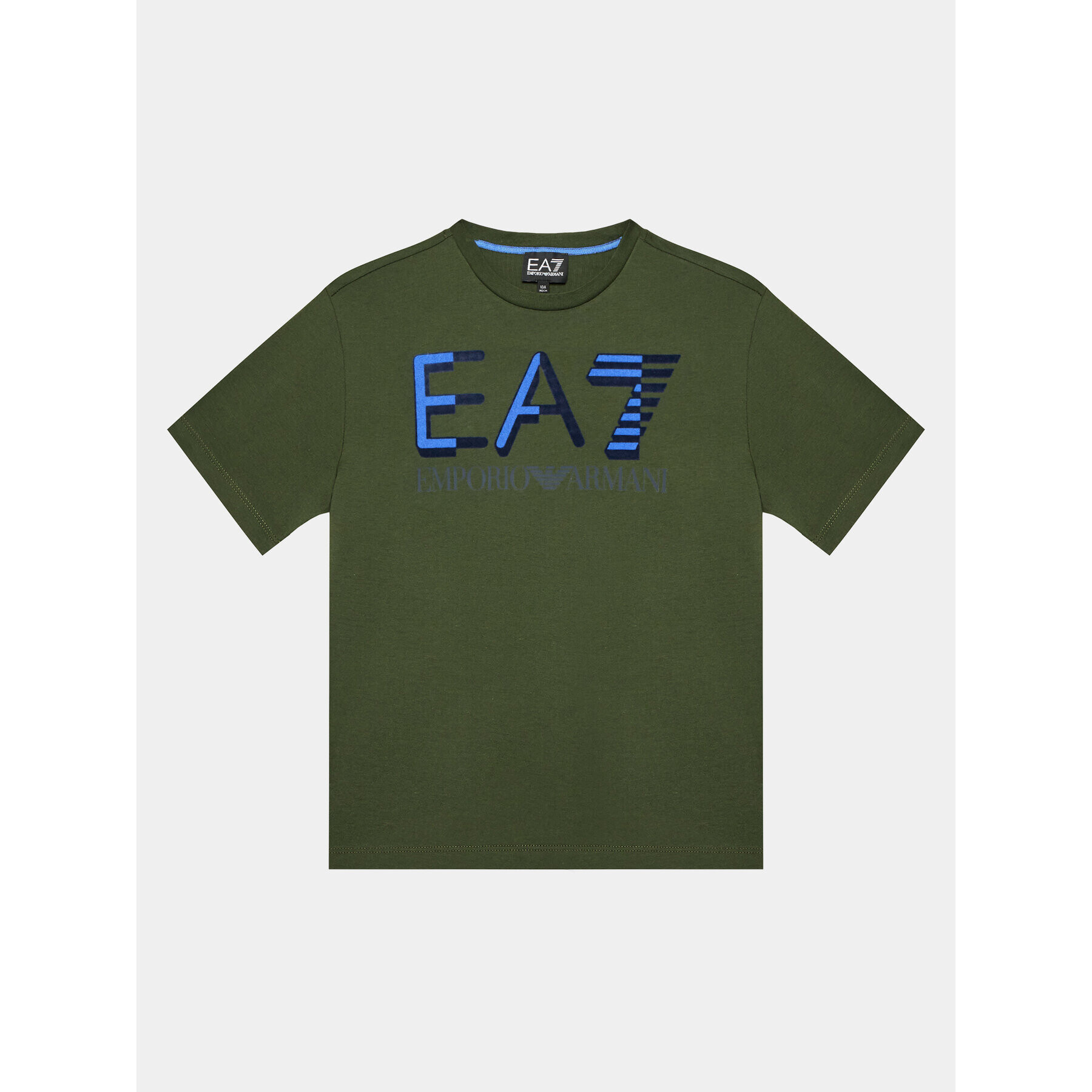 EA7 Emporio Armani Tricou 6RBT58 BJ02Z 1845 Verde Regular Fit - Pled.ro