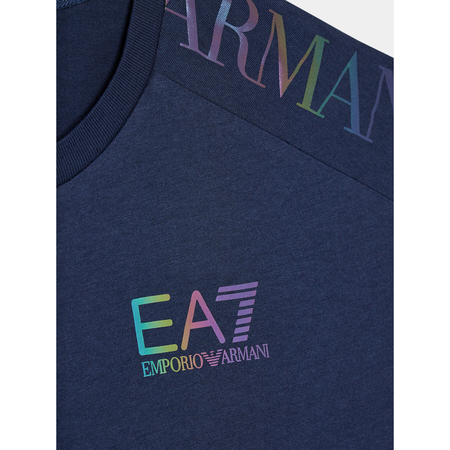 EA7 Emporio Armani Tricou 6RBT62 BJ02Z 1554 Bleumarin Regular Fit - Pled.ro