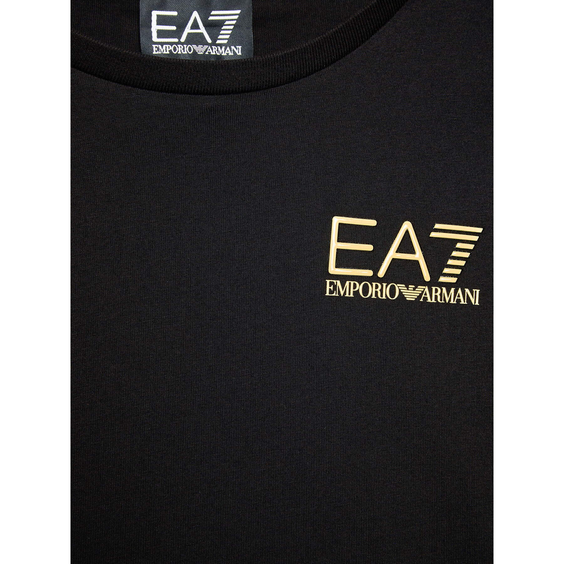 EA7 Emporio Armani Tricou 8NBT51 BJ02Z 0200 Negru Regular Fit - Pled.ro