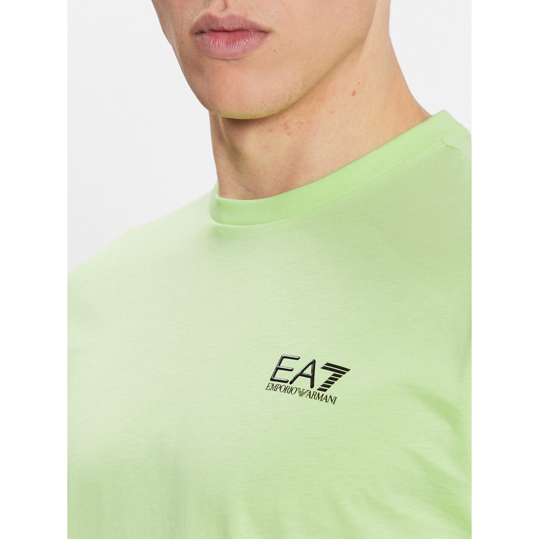 EA7 Emporio Armani Tricou 8NPT51 PJM9Z 1805 Verde Regular Fit - Pled.ro