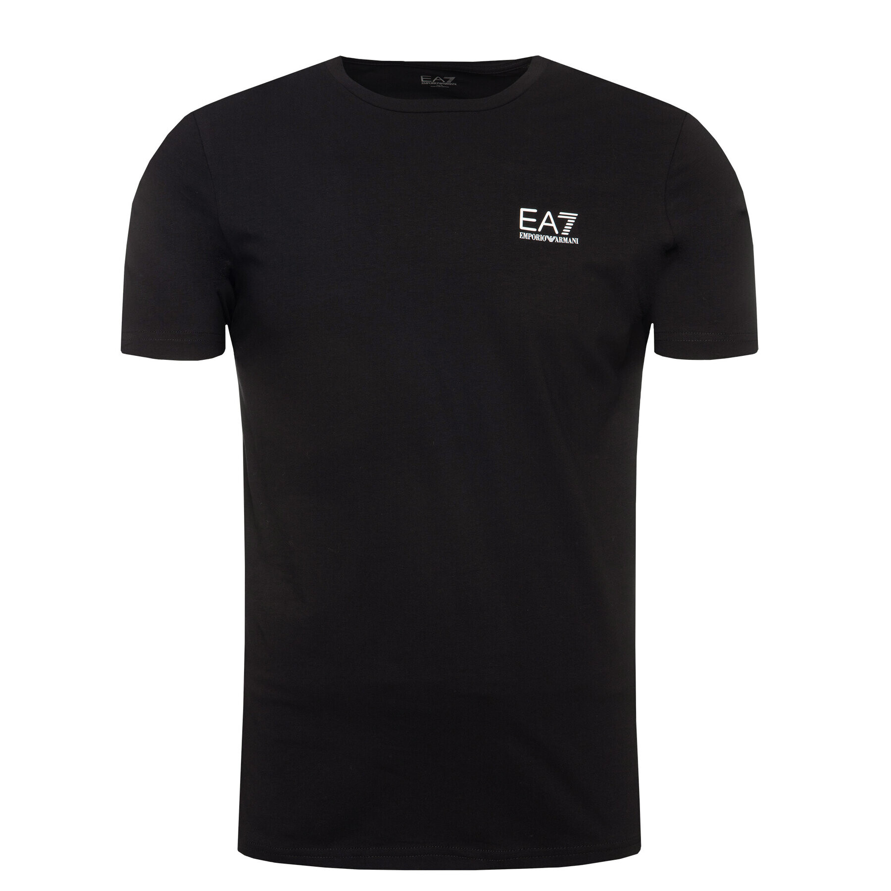 EA7 Emporio Armani Tricou 8NPT52 PJM5Z 1200 Negru Regular Fit - Pled.ro