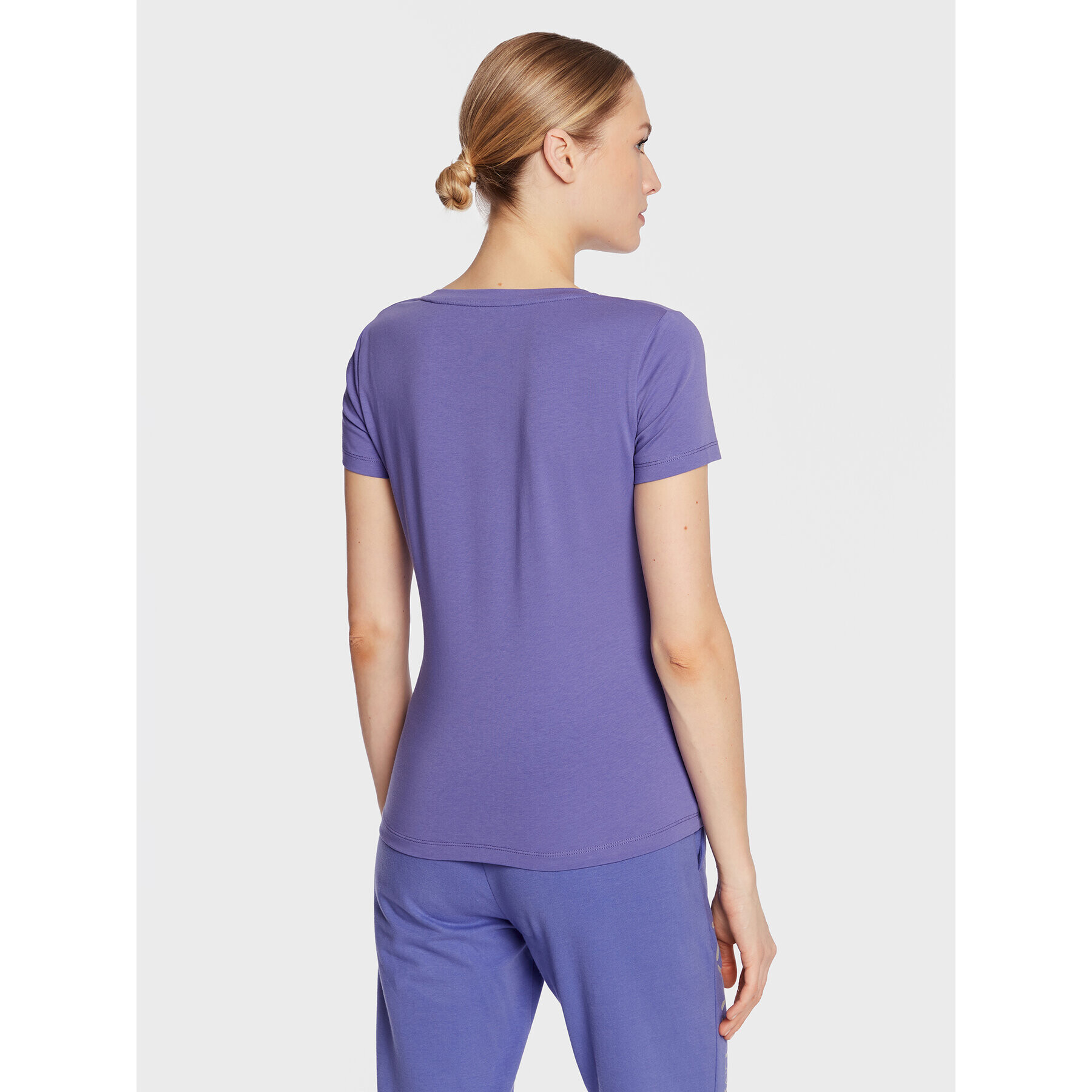 EA7 Emporio Armani Tricou 8NTT50 TJFKZ 1532 Violet Regular Fit - Pled.ro