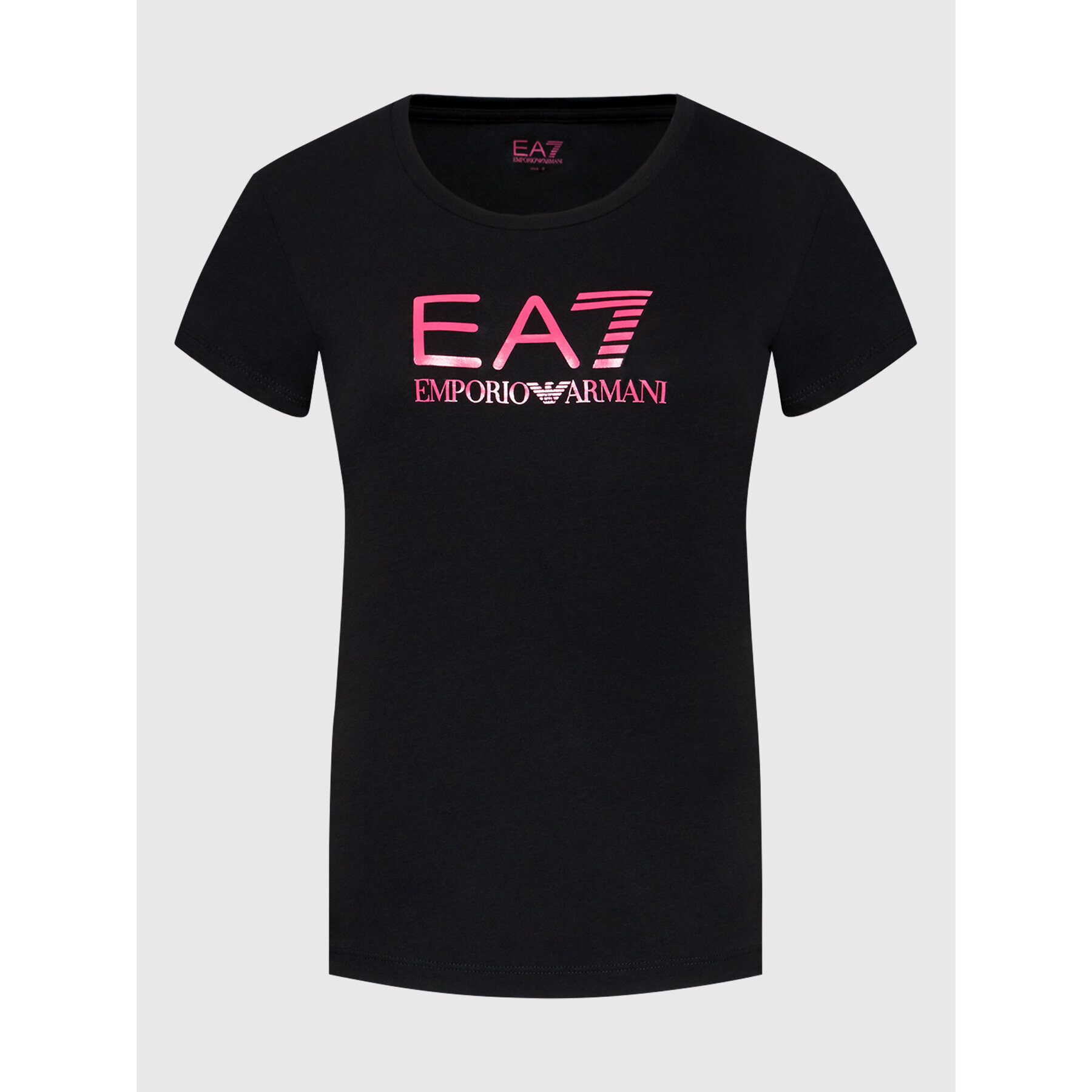 EA7 Emporio Armani Tricou 8NTT63 TJ12Z 0299 Negru Regular Fit - Pled.ro