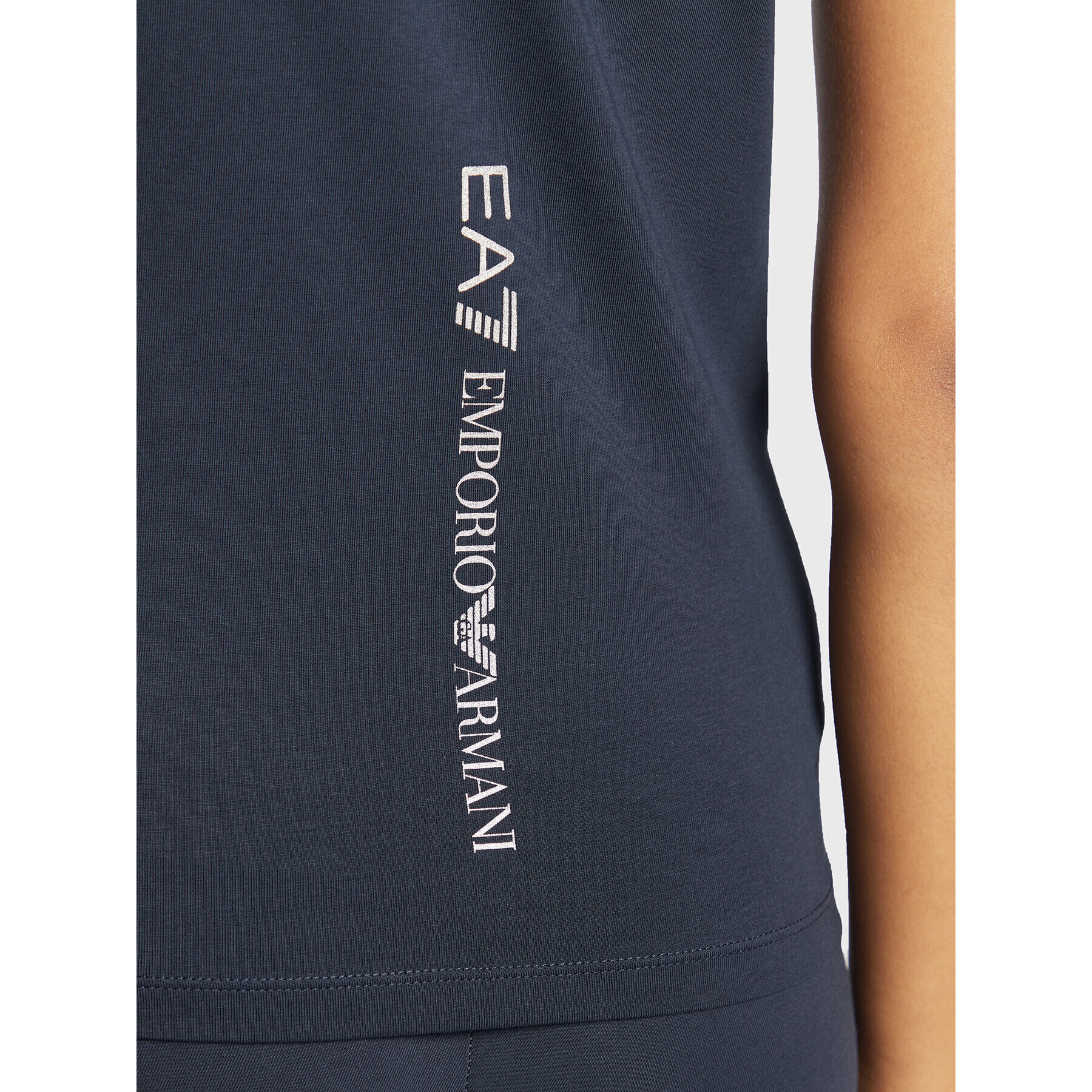 EA7 Emporio Armani Tricou 8NTT66 TJFKZ 0540 Bleumarin Regular Fit - Pled.ro