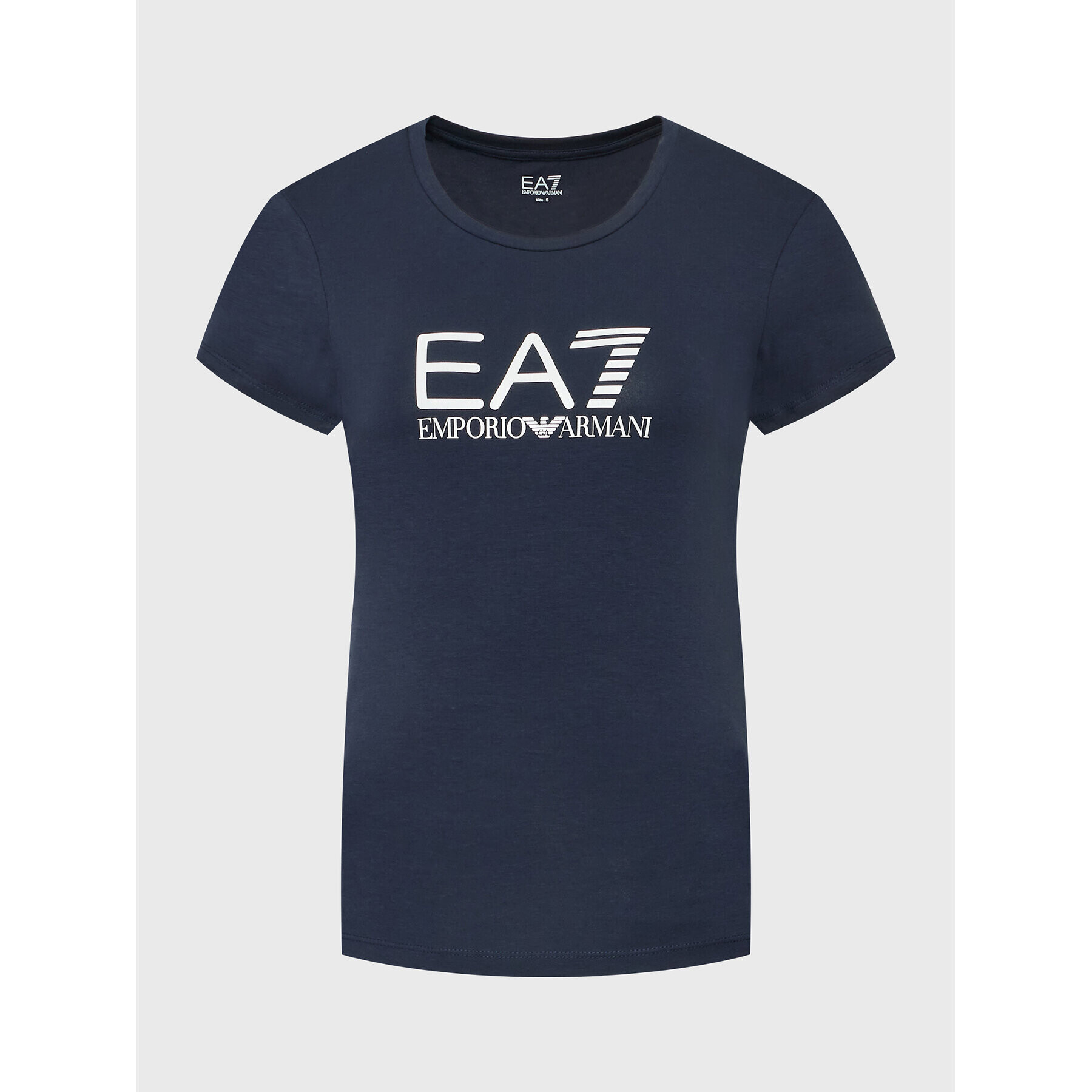 EA7 Emporio Armani Tricou 8NTT66 TJFKZ 1554 Bleumarin Slim Fit - Pled.ro