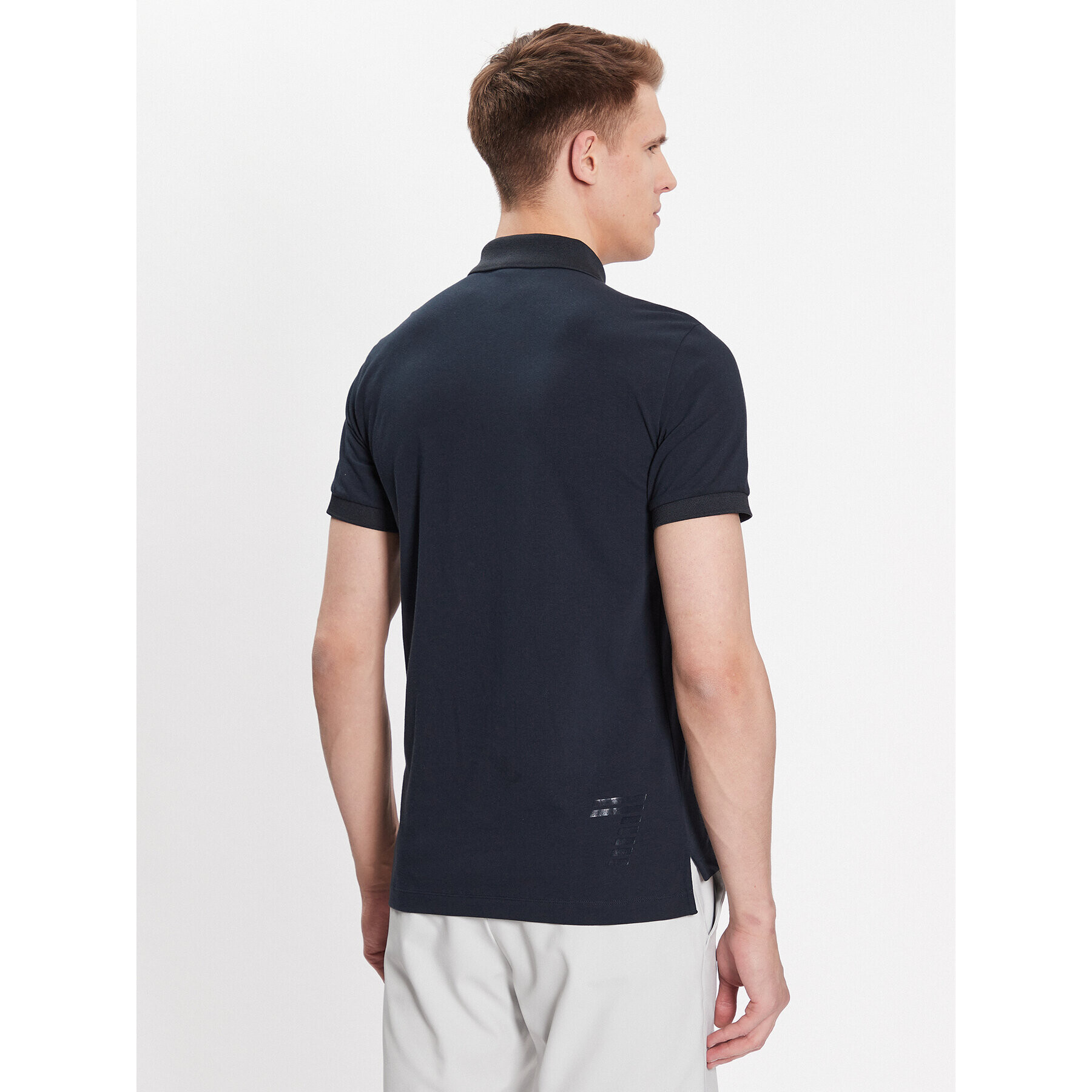 EA7 Emporio Armani Tricou polo 3RPF78 PJBVZ 1578 Bleumarin Regular Fit - Pled.ro