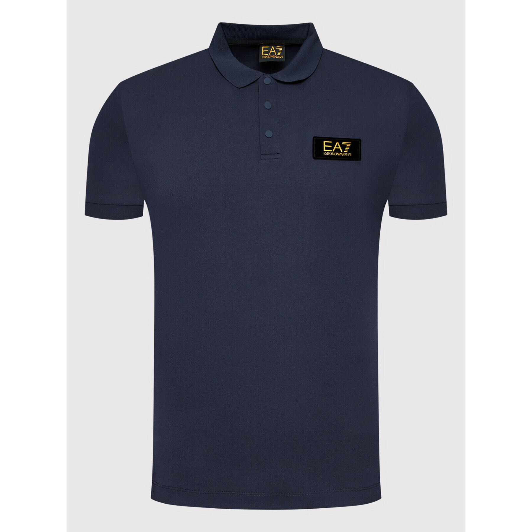 EA7 Emporio Armani Tricou polo 6KPF08 PJ5AZ 1554 Bleumarin Regular Fit - Pled.ro