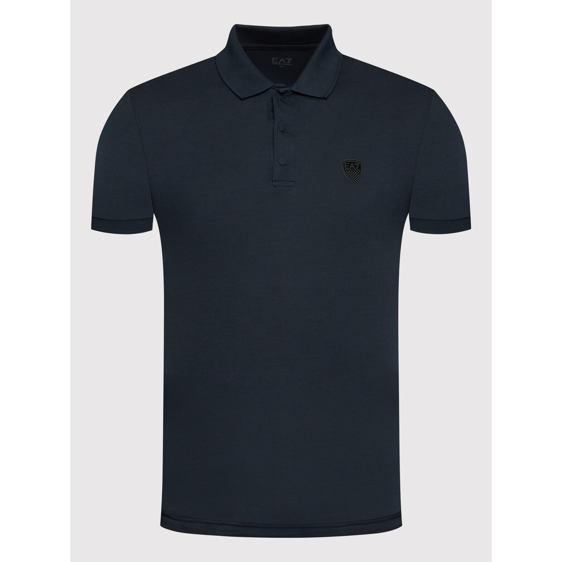 EA7 Emporio Armani Tricou polo 8NPF09 PJNQZ 1578 Bleumarin Regular Fit - Pled.ro