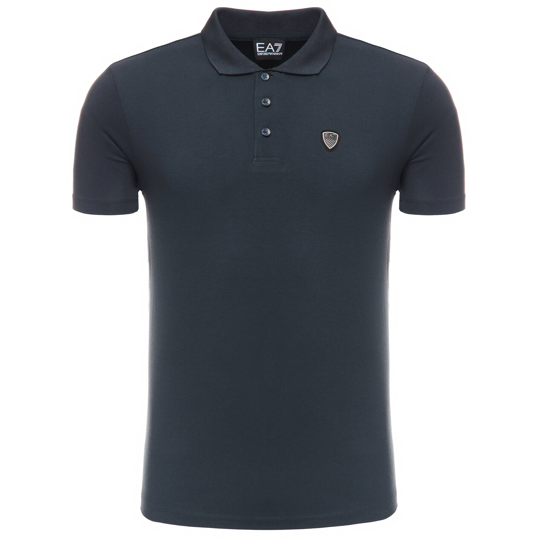 EA7 Emporio Armani Tricou polo 8NPF93 PJ03Z 1578 Bleumarin Regular Fit - Pled.ro