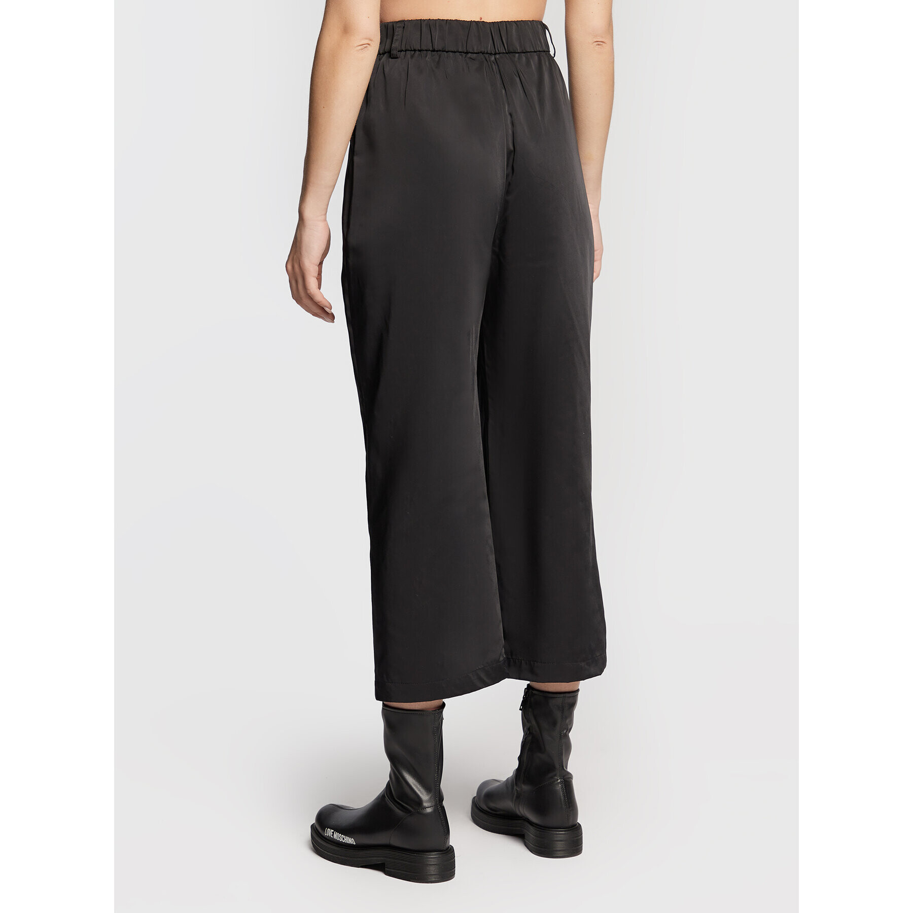 Edited Pantaloni culotte Janne EDT6138002000002 Negru Relaxed Fit - Pled.ro