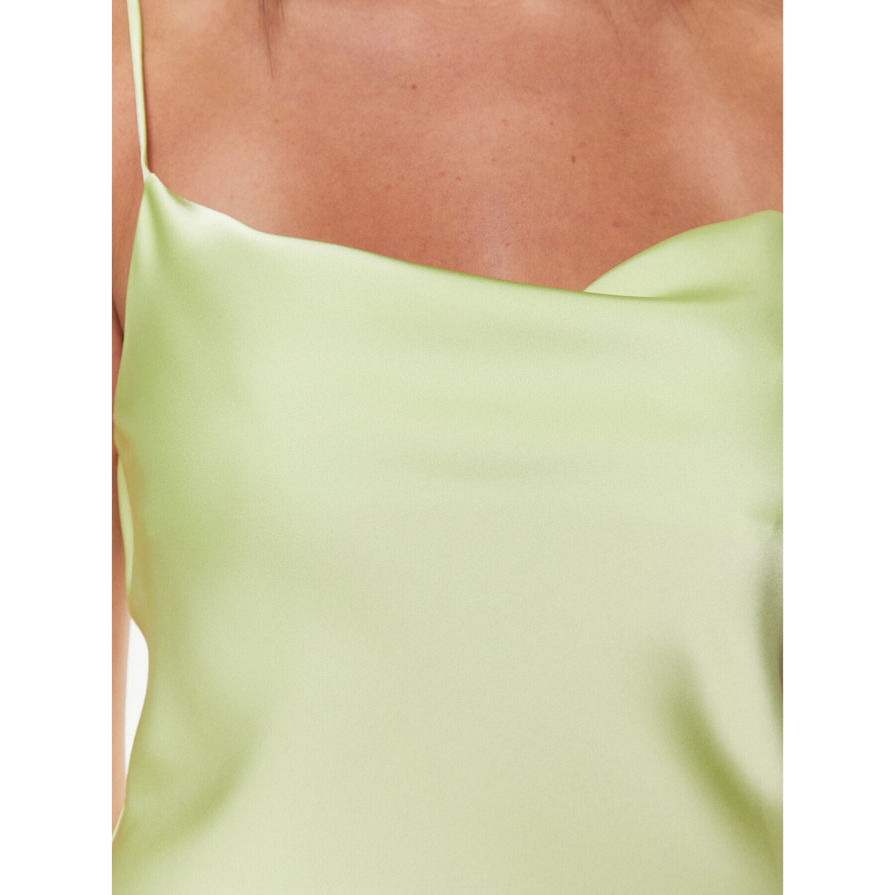 Edited Rochie de vară EDT6870002 Verde Fitted Fit - Pled.ro