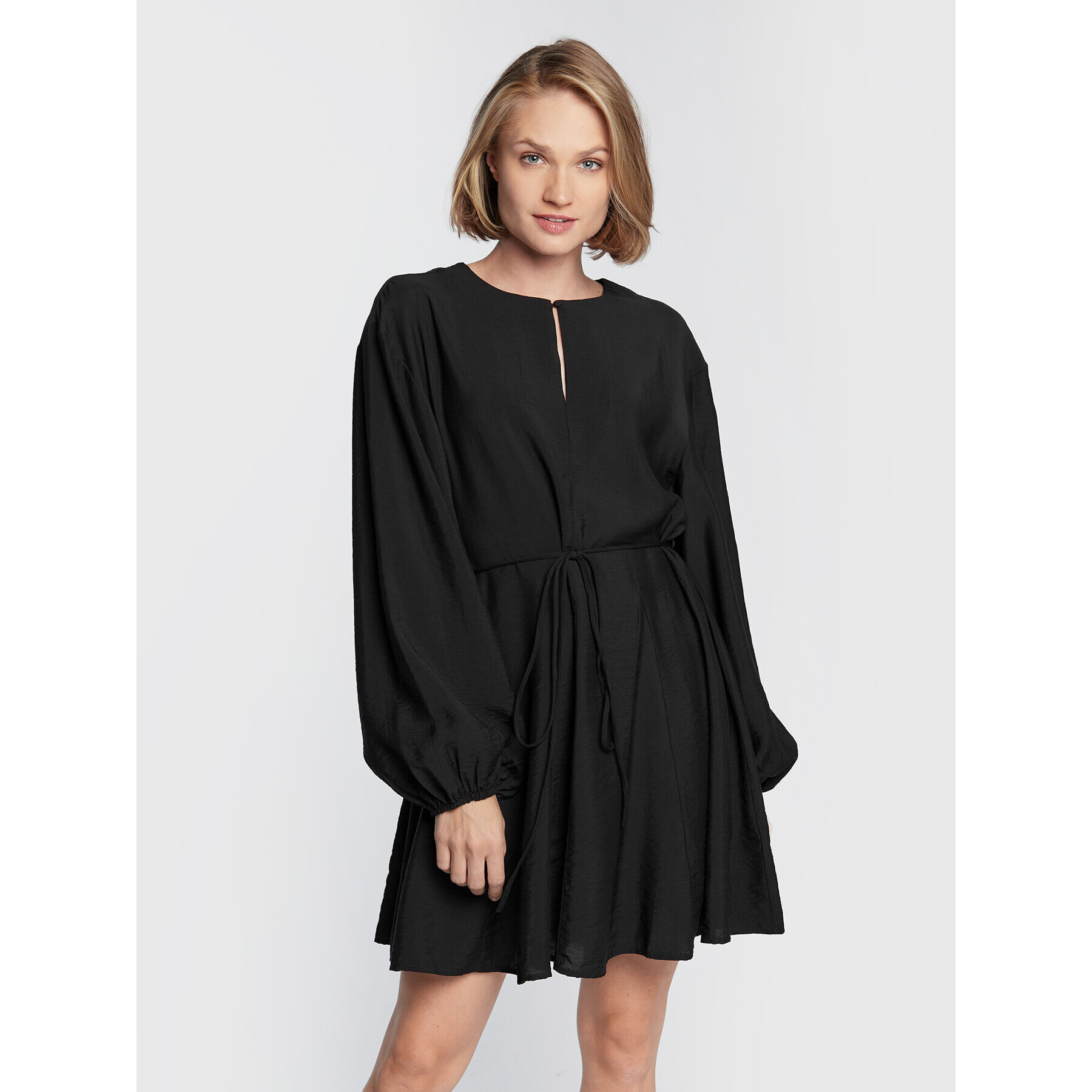 Edited Rochie de zi Jeanette EDT5973003000002 Negru Regular Fit - Pled.ro