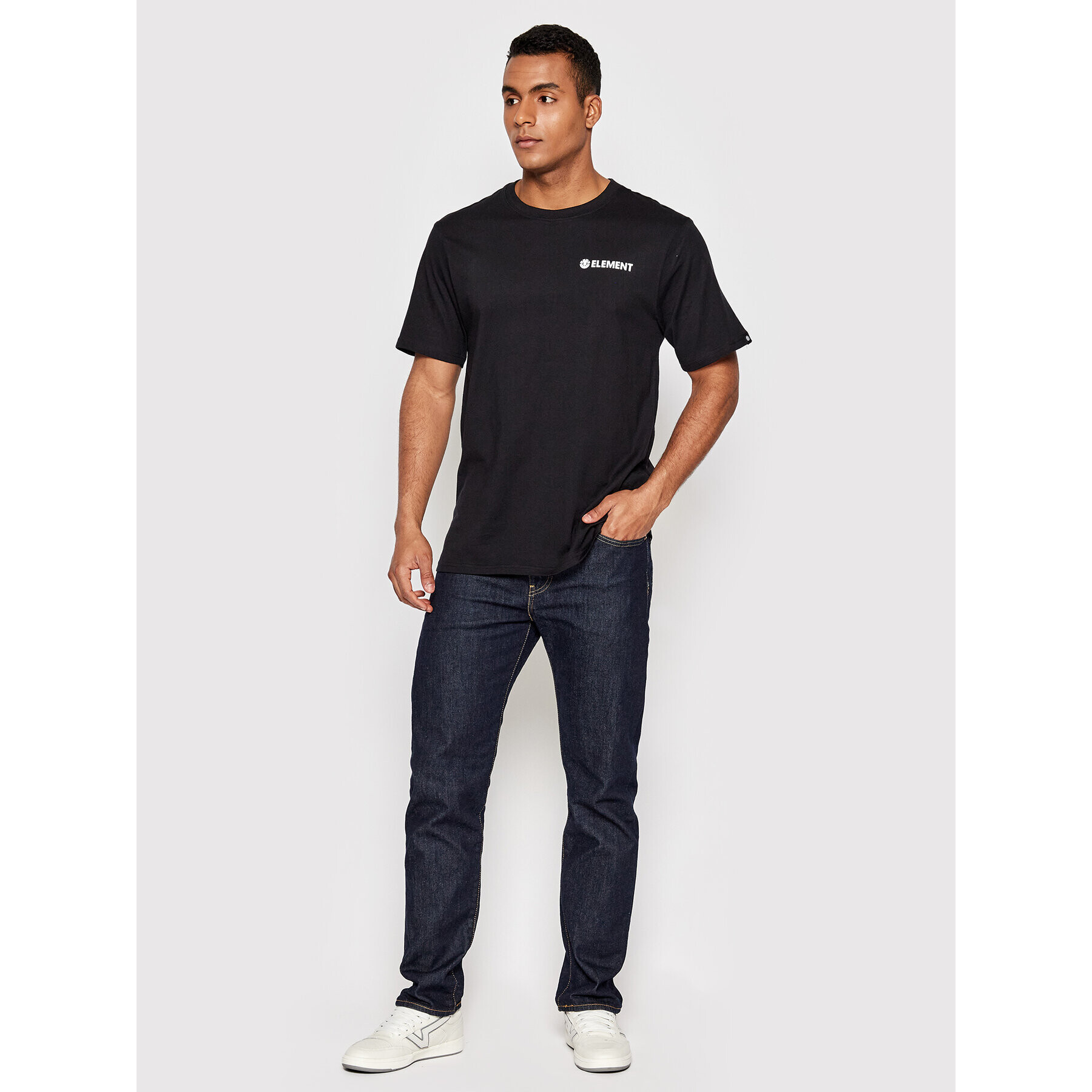 Element Tricou Blazin Z1SSI6 Negru Regular Fit - Pled.ro