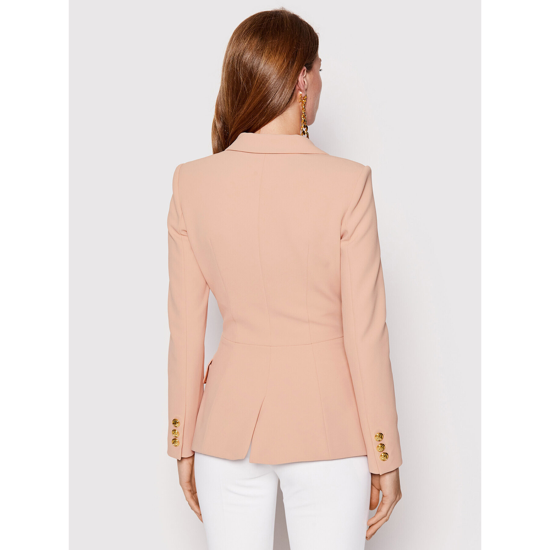 Elisabetta Franchi Blazer GI-024-22E2-V540 Roz Regular Fit - Pled.ro