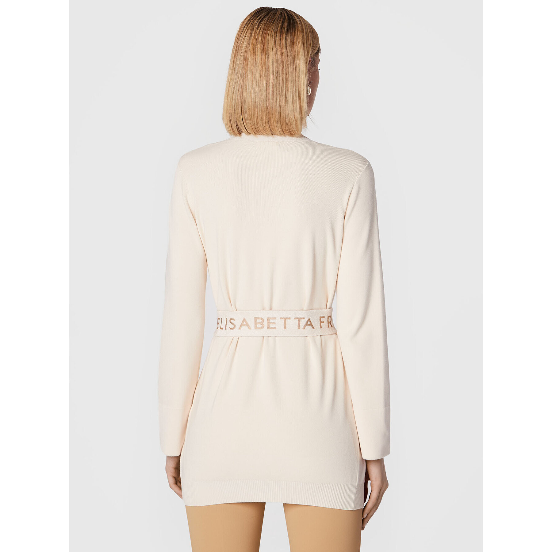 Elisabetta Franchi Cardigan MK-39S-26E2-V380 Bej Regular Fit - Pled.ro