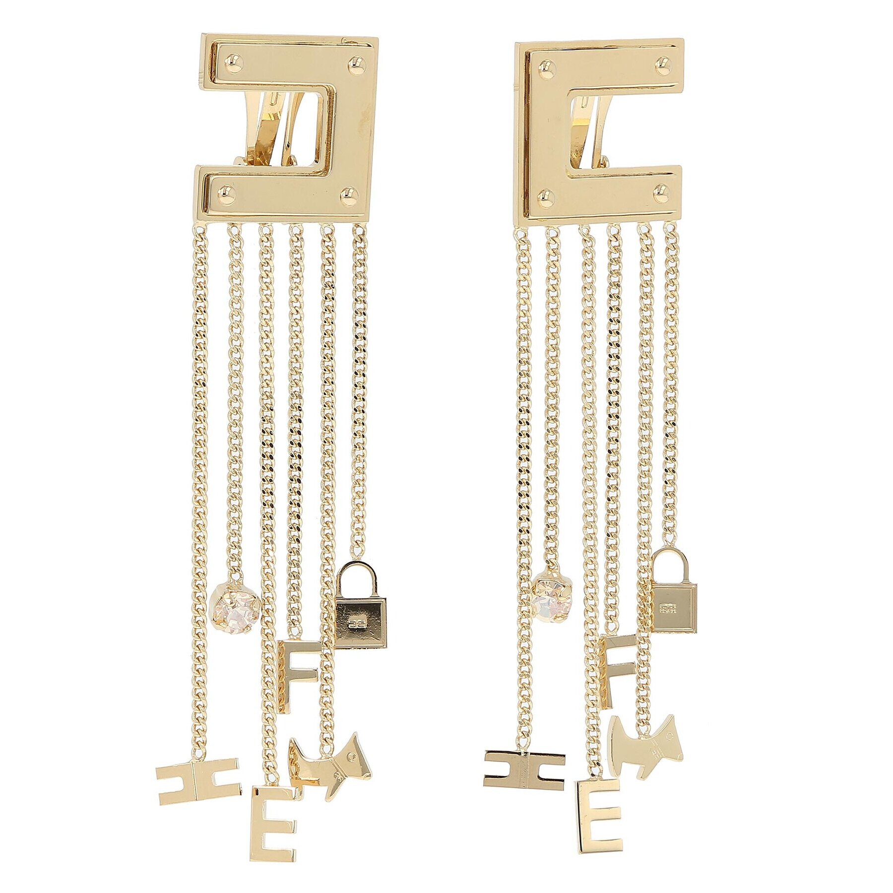 Elisabetta Franchi Clips OR-22A-32E2-V260 Auriu - Pled.ro