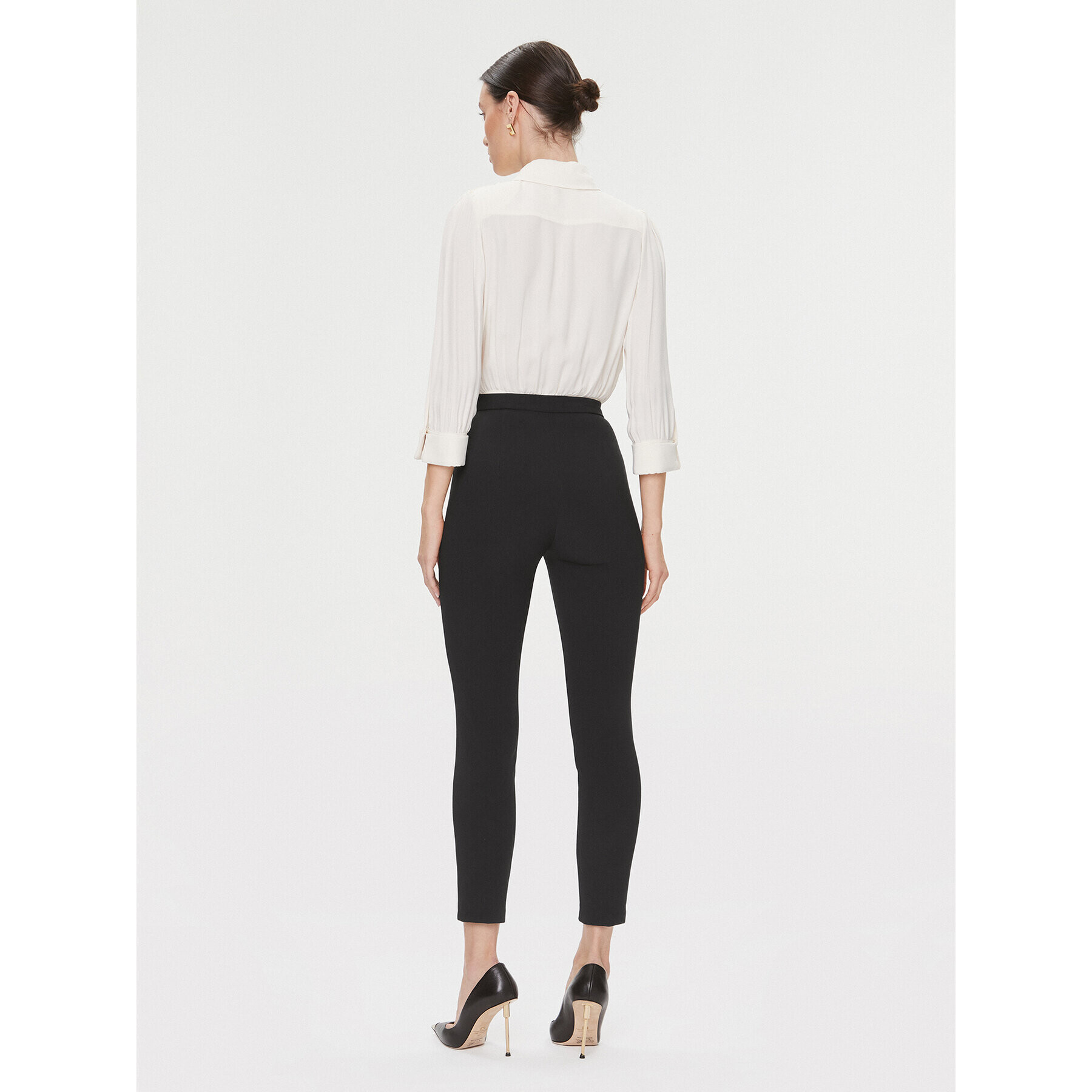 Elisabetta Franchi Salopetă TU-007-36E2 Alb Slim Fit - Pled.ro