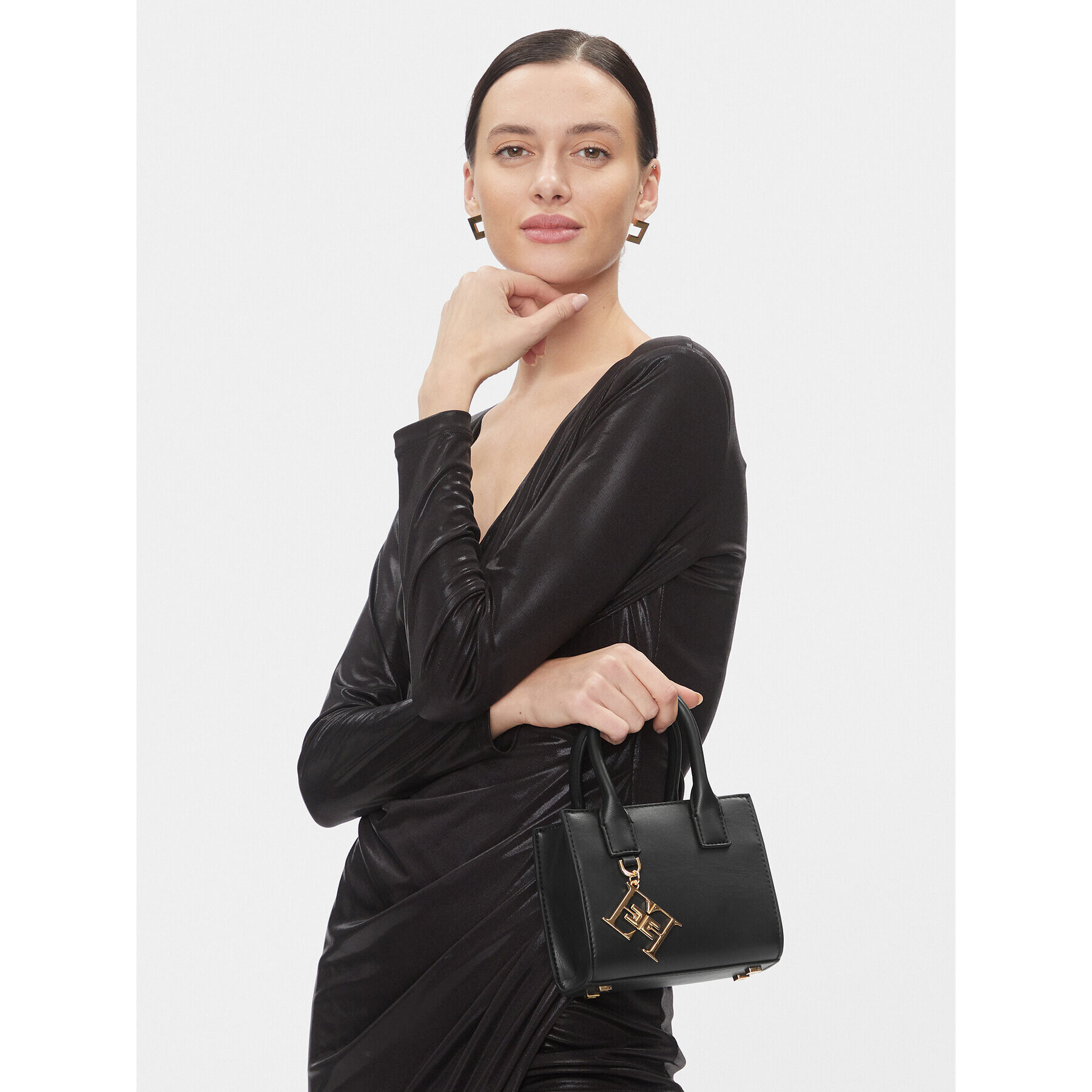 Elisabetta Franchi Geantă BS-32A-37E2-V280 Negru - Pled.ro