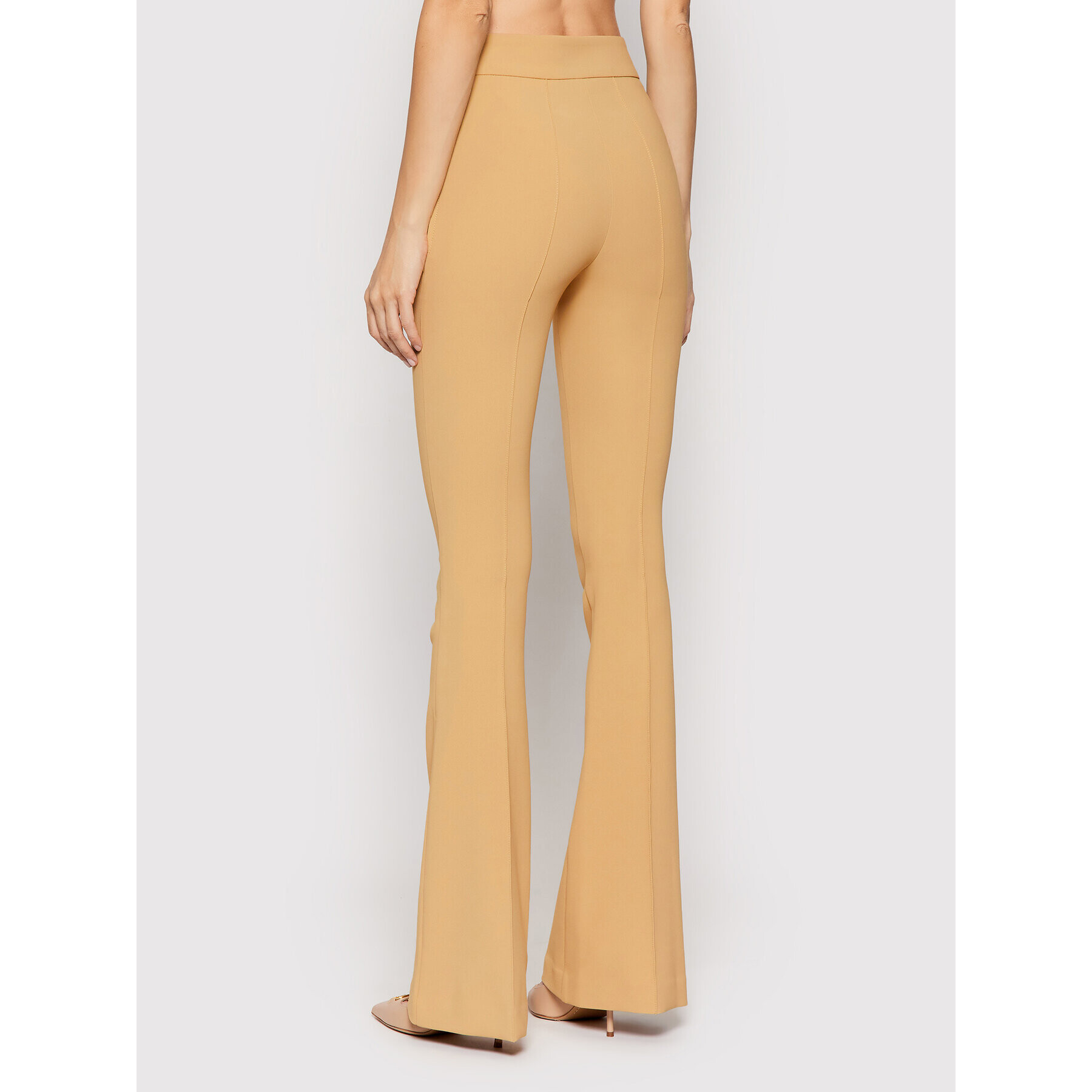 Elisabetta Franchi Pantaloni din material PA-387-16E2-V280 Maro Slim Fit - Pled.ro