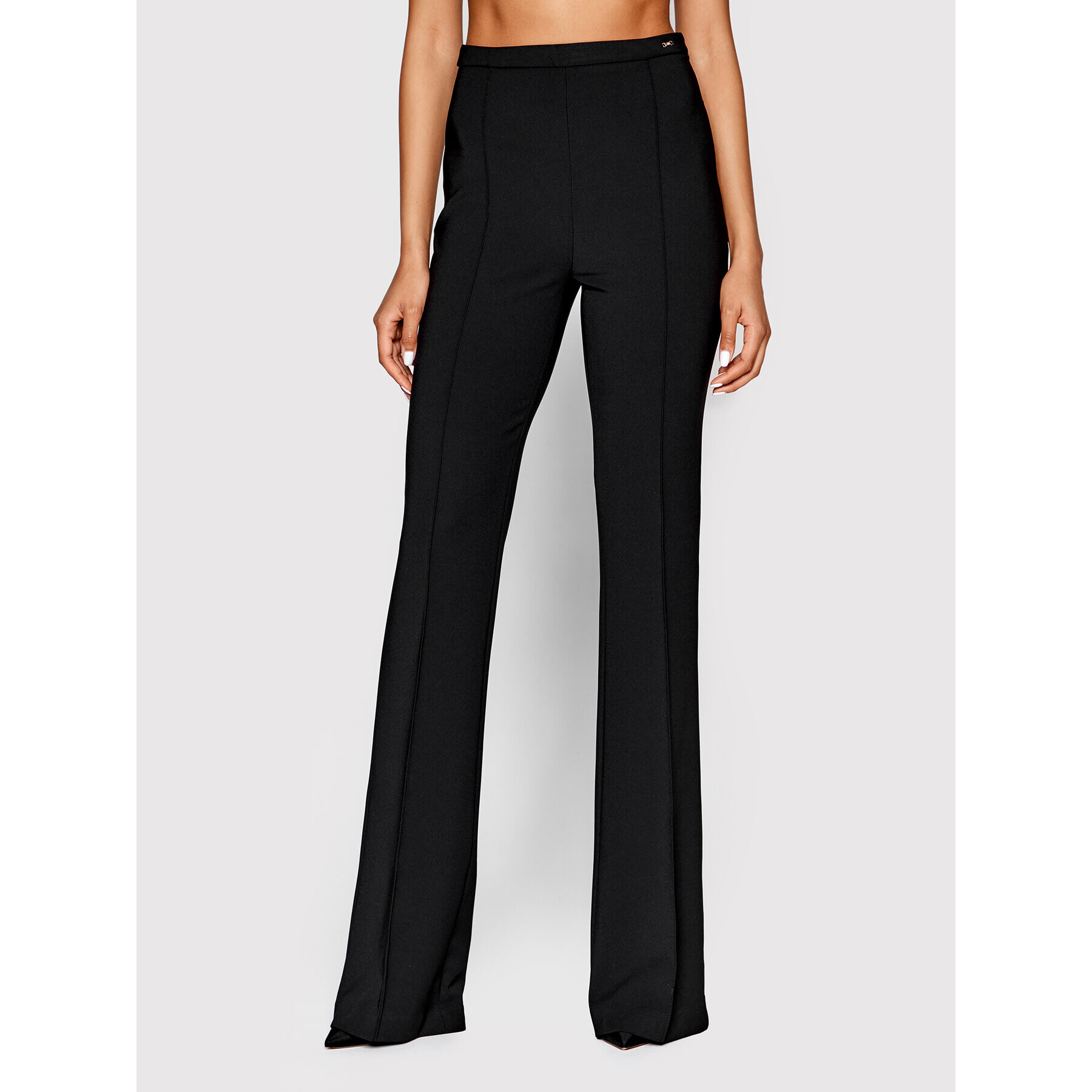 Elisabetta Franchi Pantaloni din material PA-392-16E3-V220 Negru Regular Fit - Pled.ro