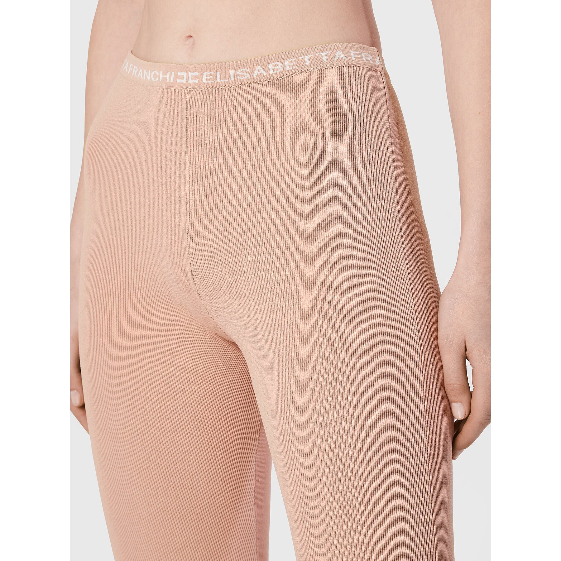 Elisabetta Franchi Pantaloni scurți sport KS-05B-26E2-V210 Roz Slim Fit - Pled.ro