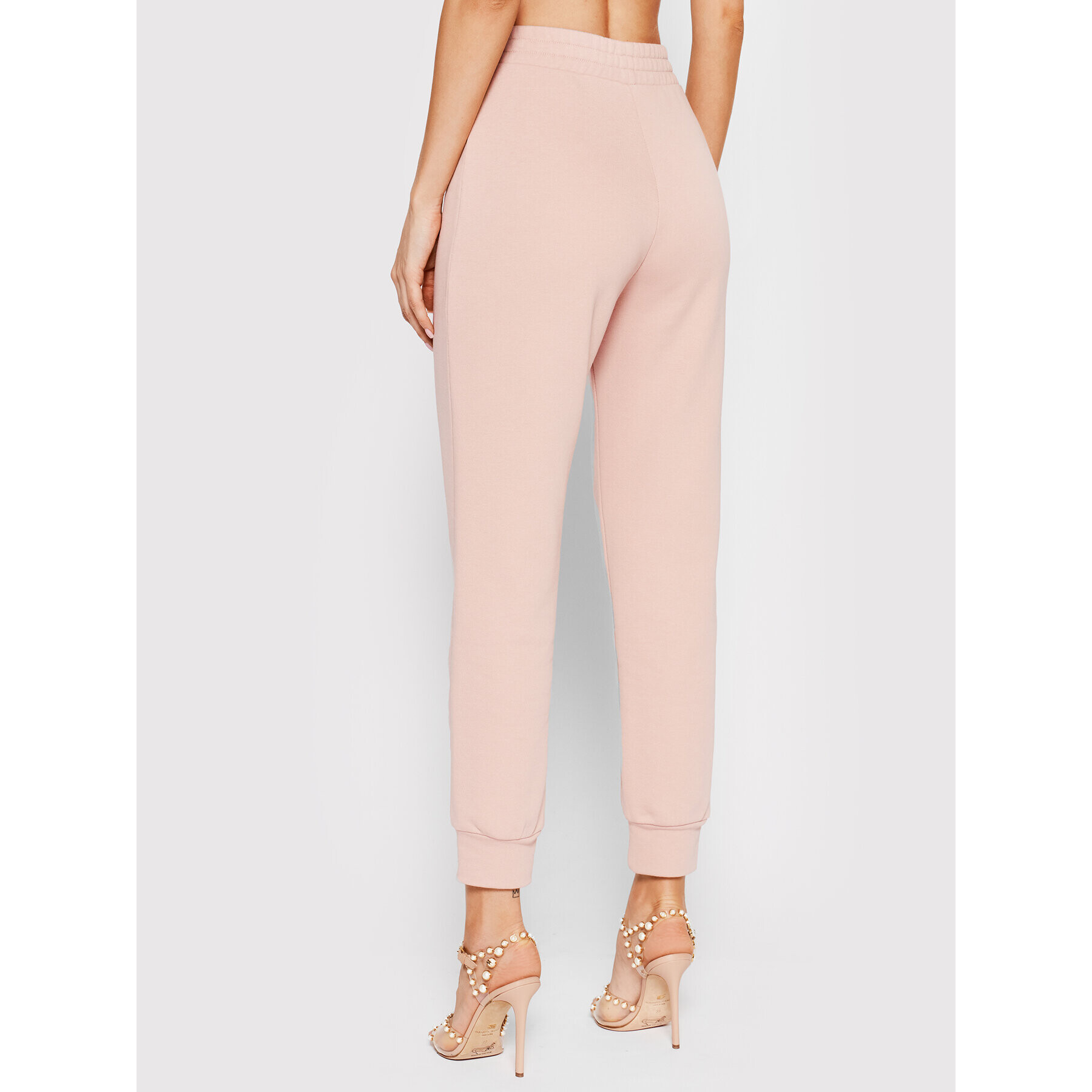 Elisabetta Franchi Pantaloni trening PA-004-21E2-V180 Roz Regular Fit - Pled.ro