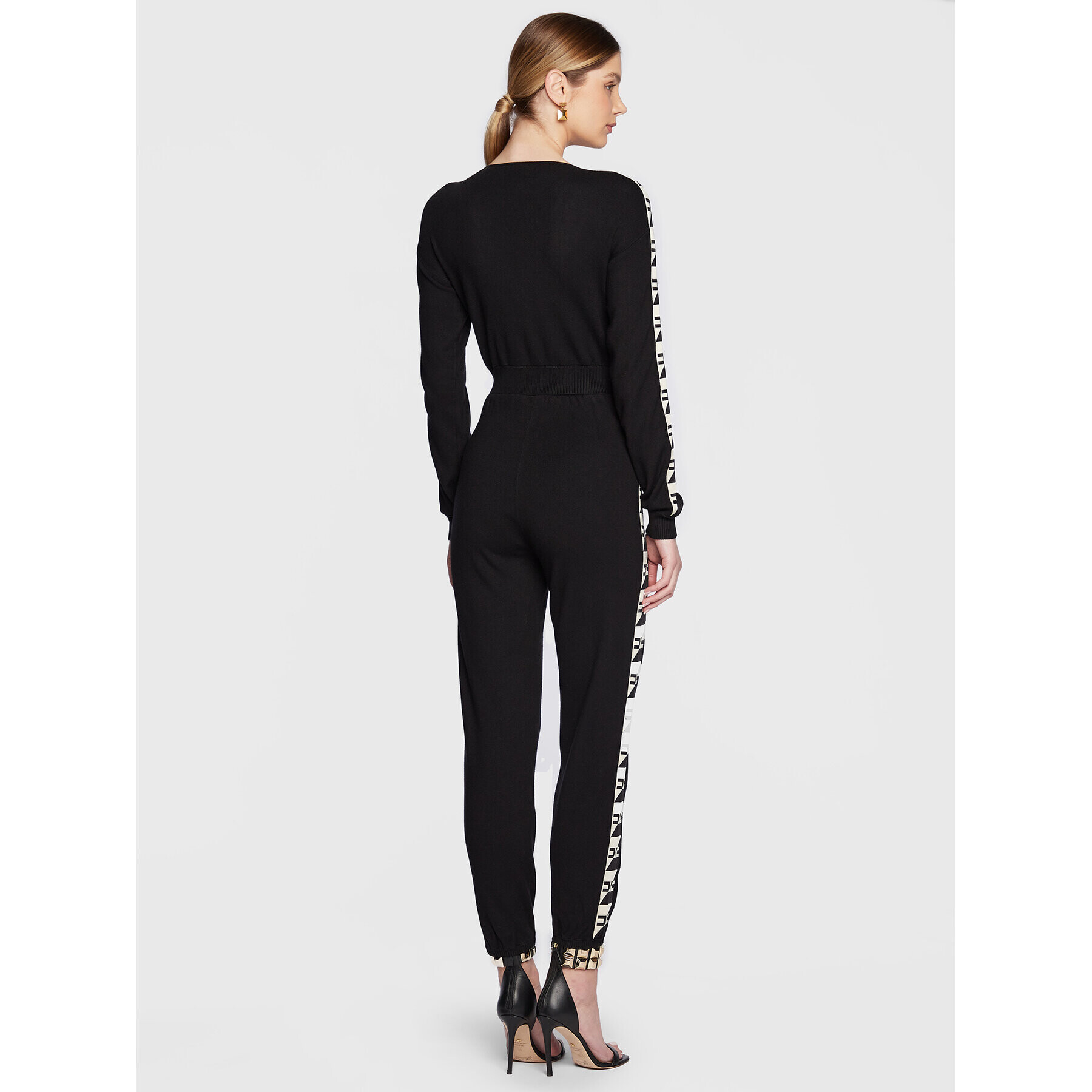 Elisabetta Franchi Salopetă KT-30S-31E2-V500 Negru Slim Fit - Pled.ro