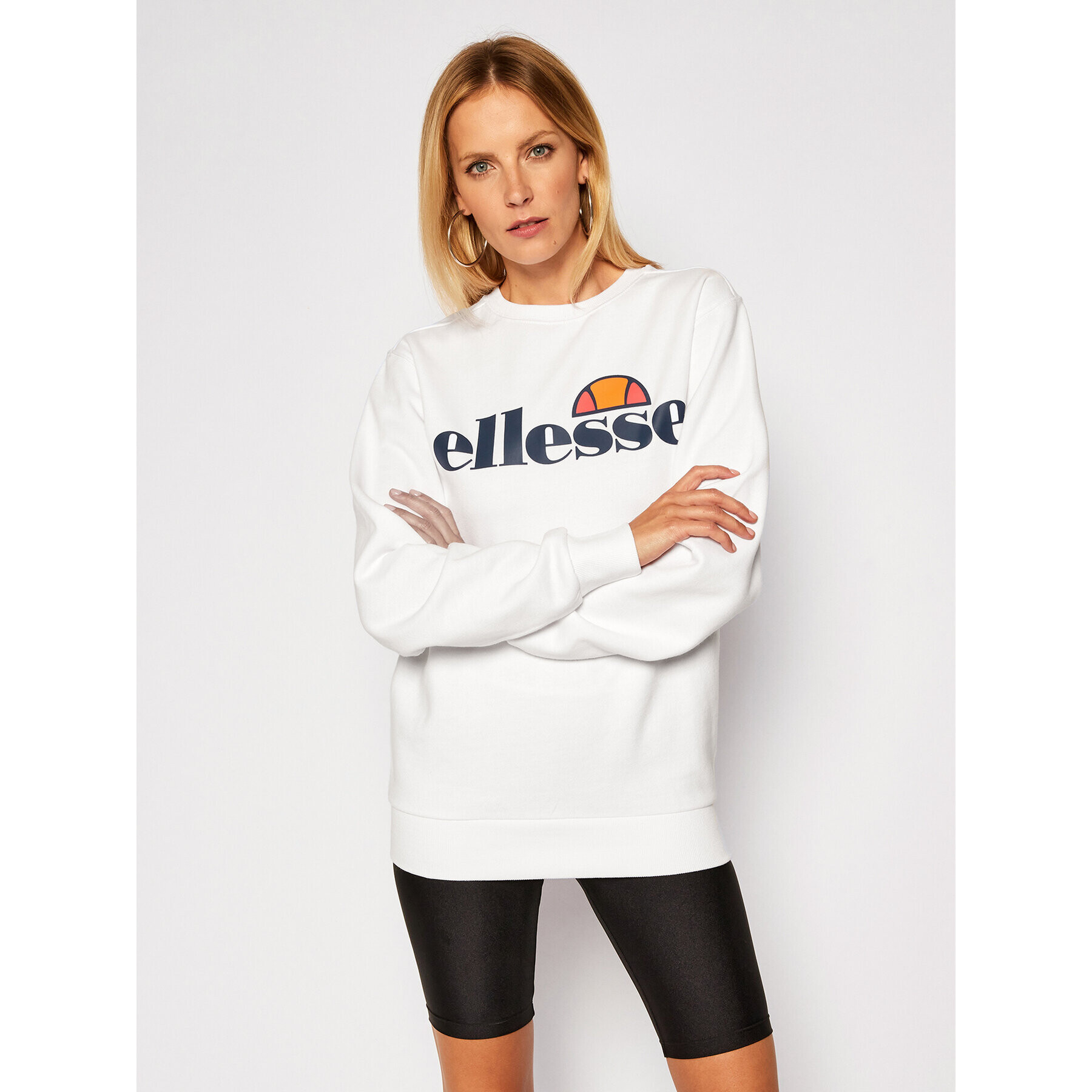 Ellesse Bluză Agata SGS03238 Alb Regular Fit - Pled.ro