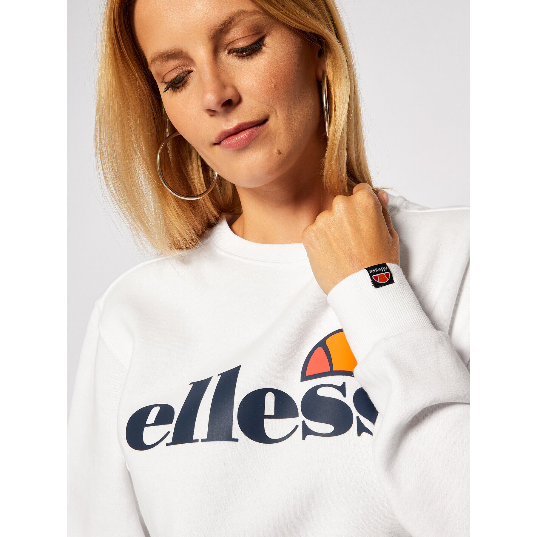 Ellesse Bluză Agata SGS03238 Alb Regular Fit - Pled.ro