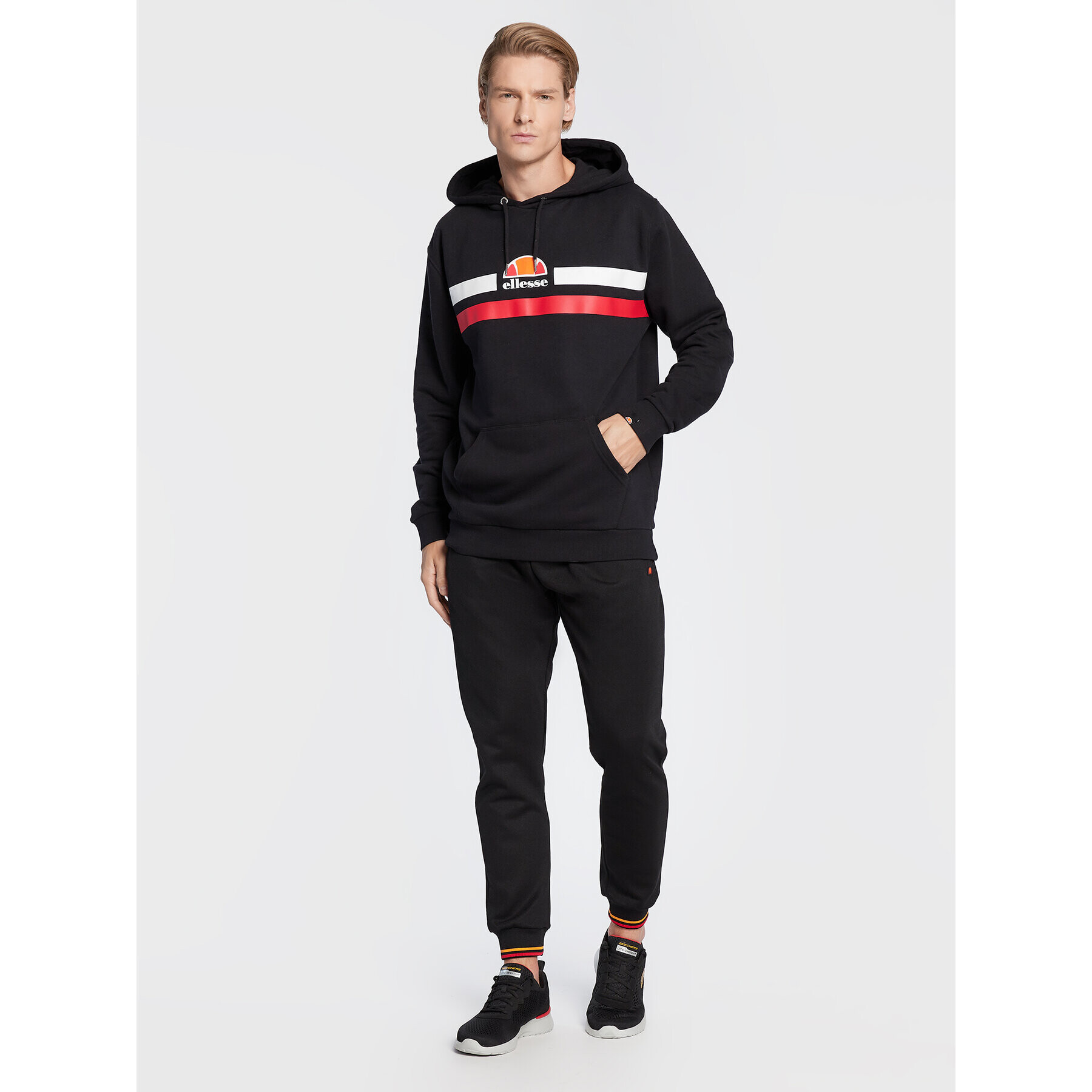 Ellesse Bluză Alroni SHM13709 Negru Regular Fit - Pled.ro