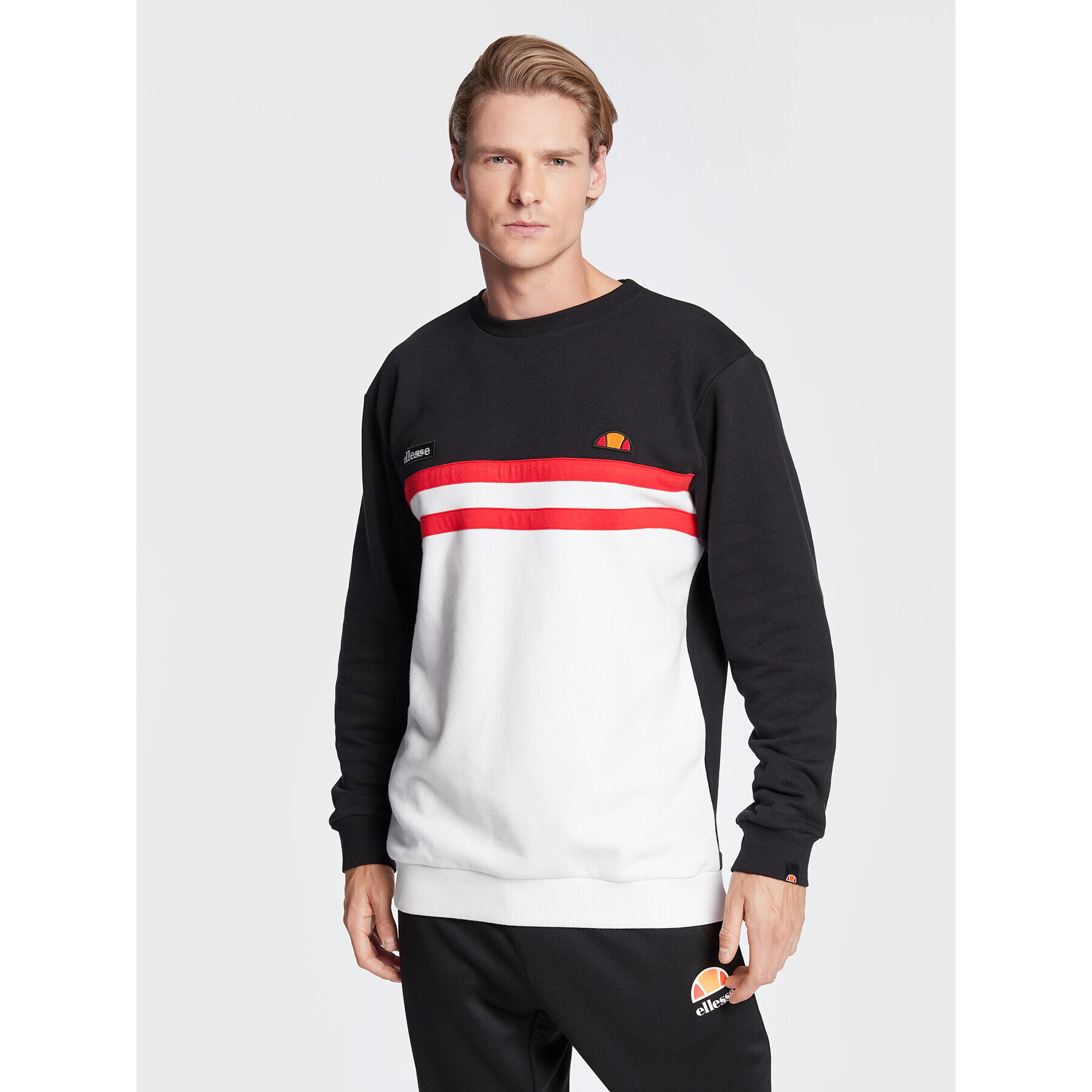 Ellesse Bluză Bellucci SHL12359 Negru Regular Fit - Pled.ro