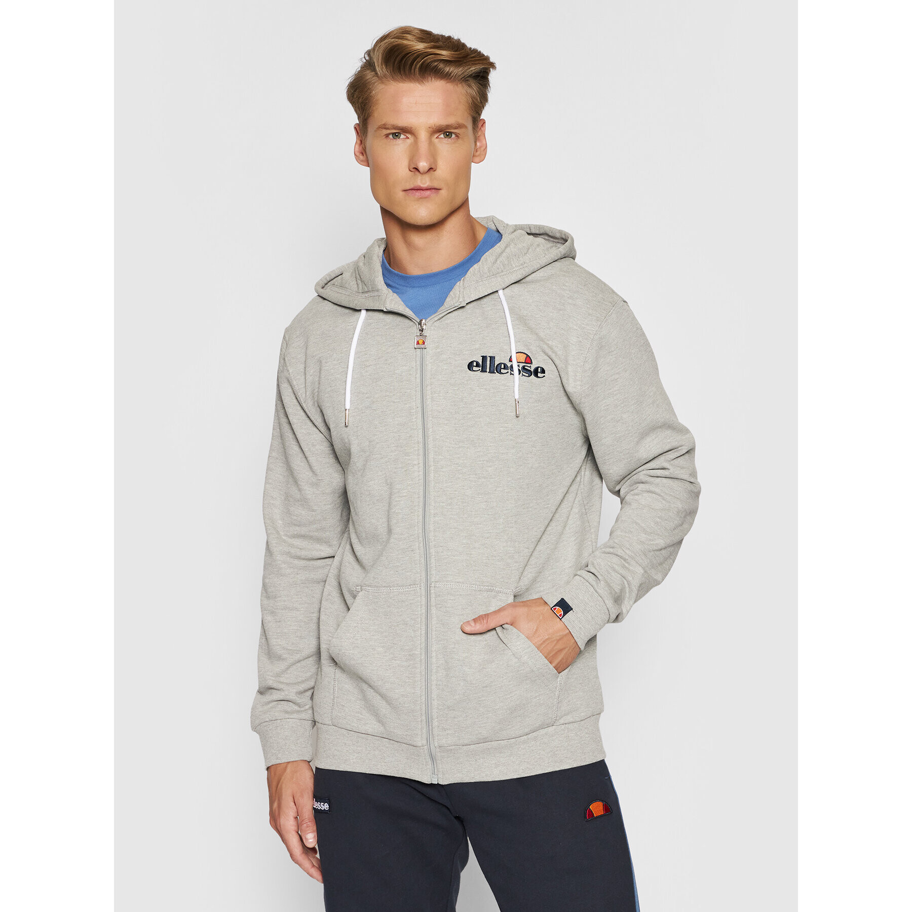 Ellesse Bluză Briero SHS08782 Gri Regular Fit - Pled.ro