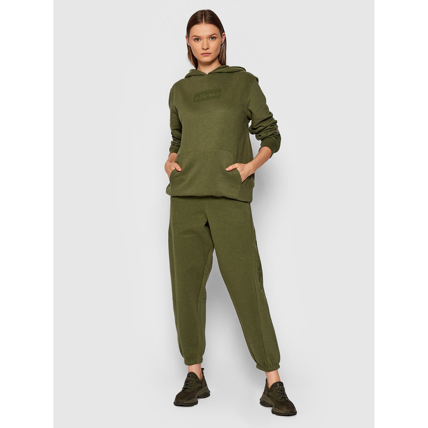 Ellesse Bluză Carli SGK12180 Verde Regular Fit - Pled.ro